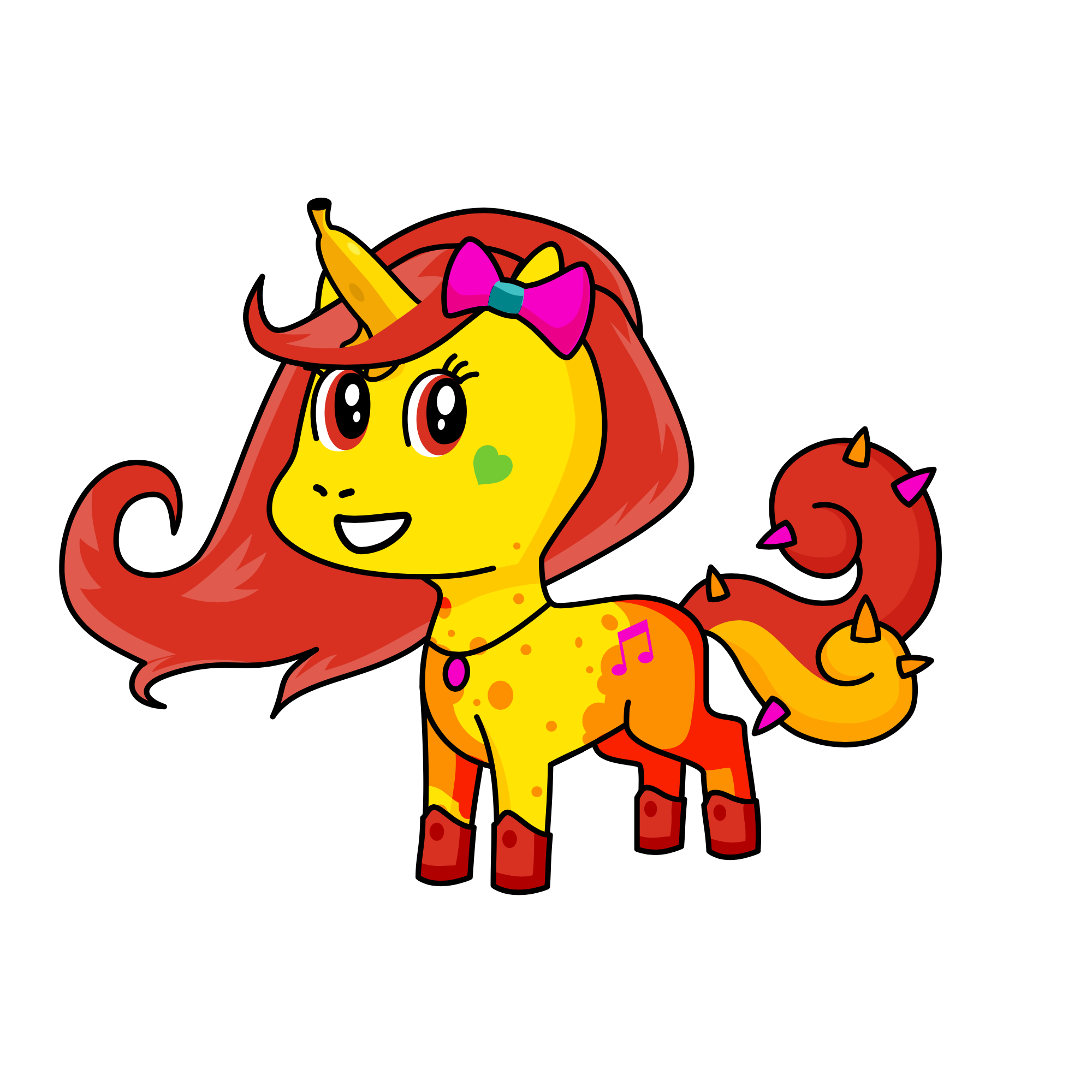 Banana Split, the unicorn
