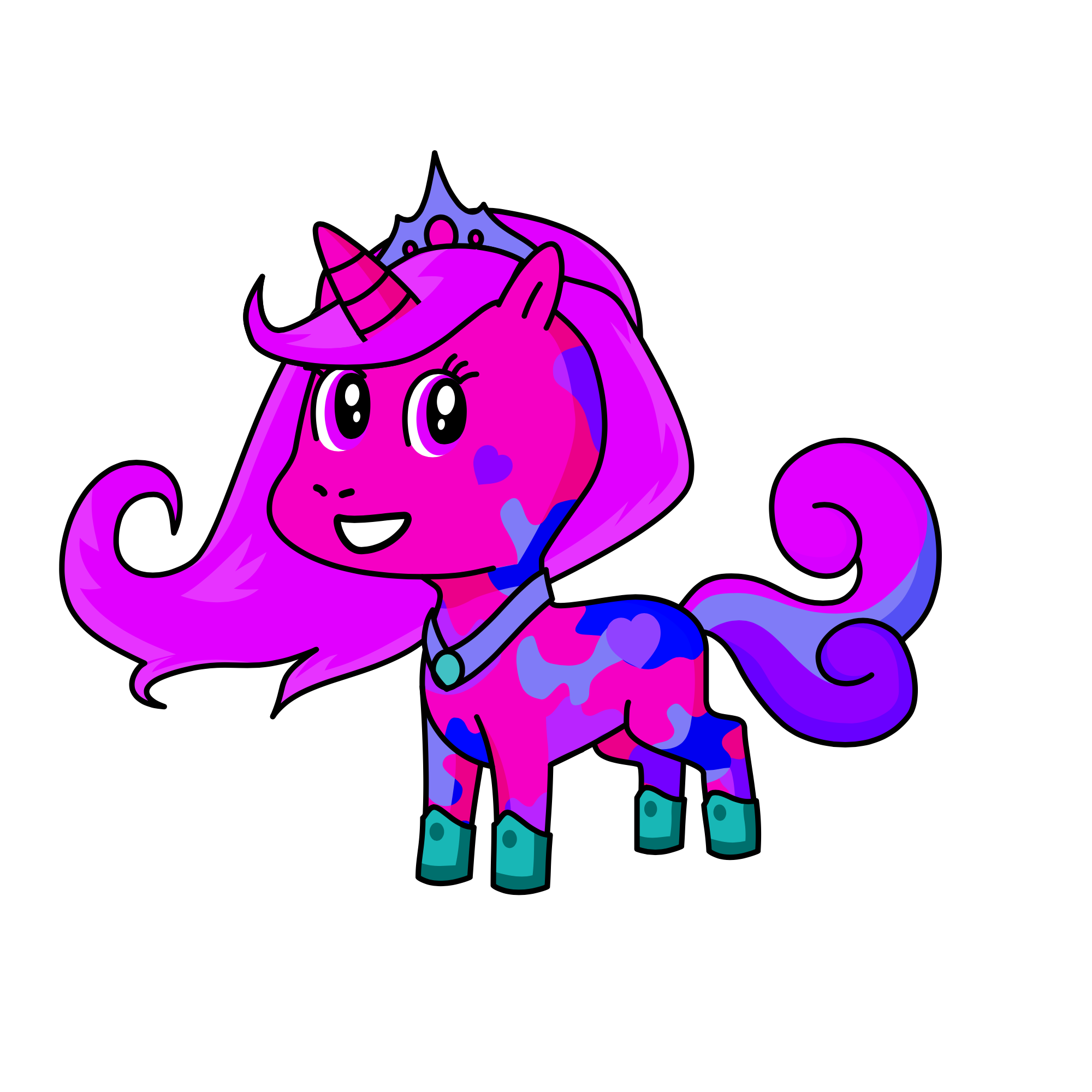 Pinkie, the unicorn