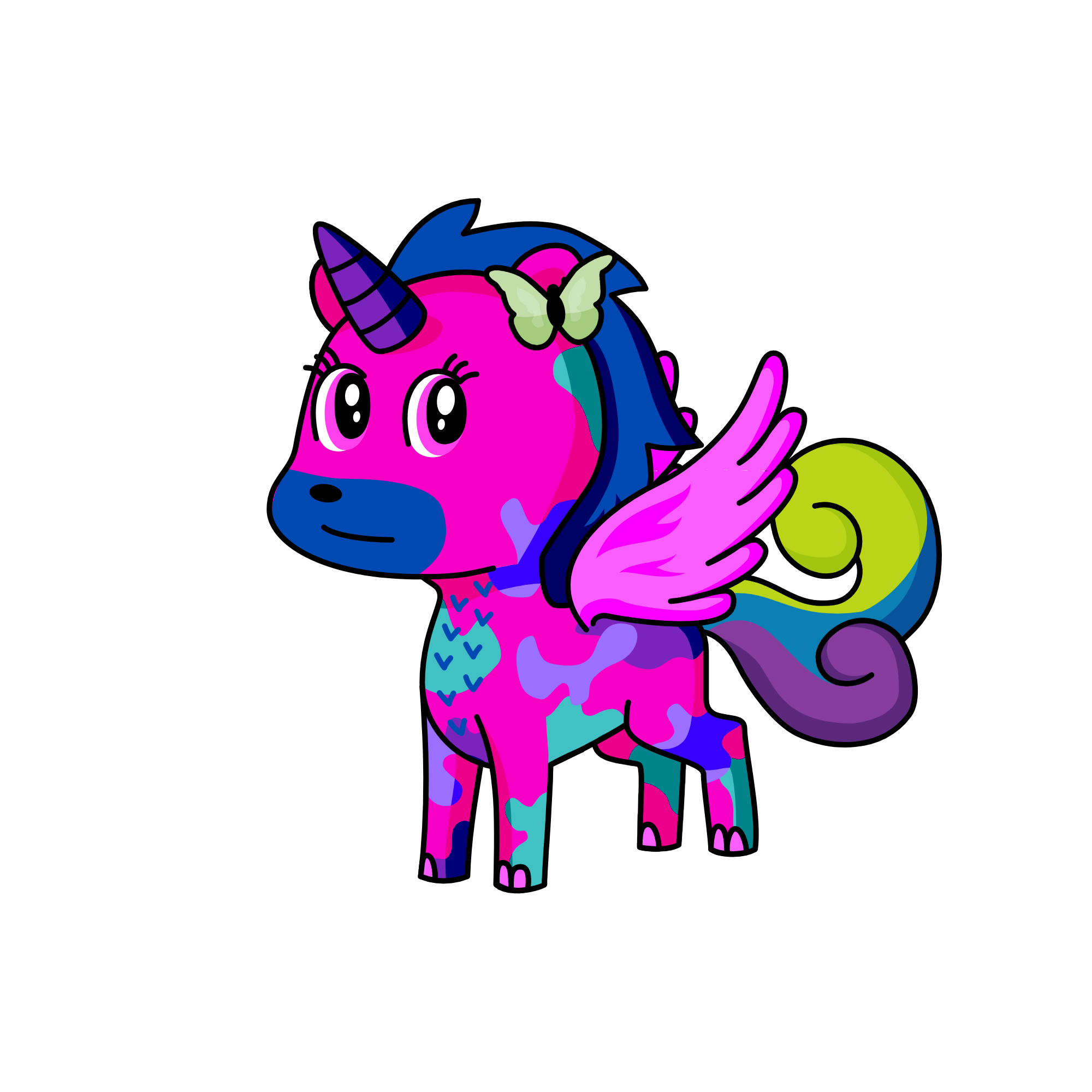 bts and black pink unicorn, the unicorn