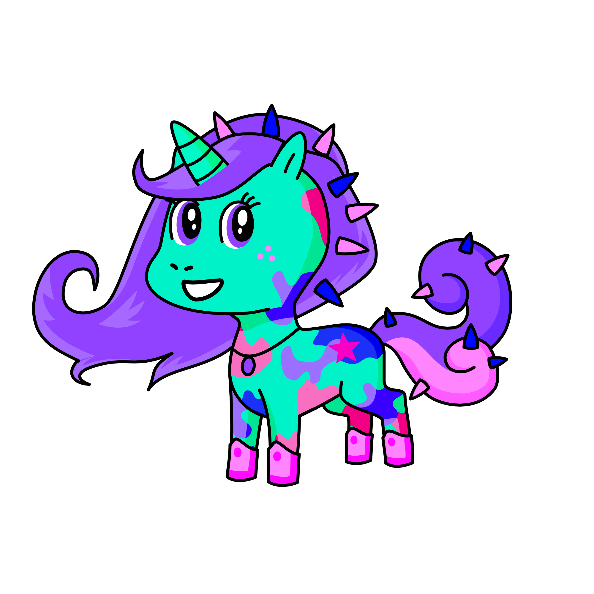 Coral, the unicorn