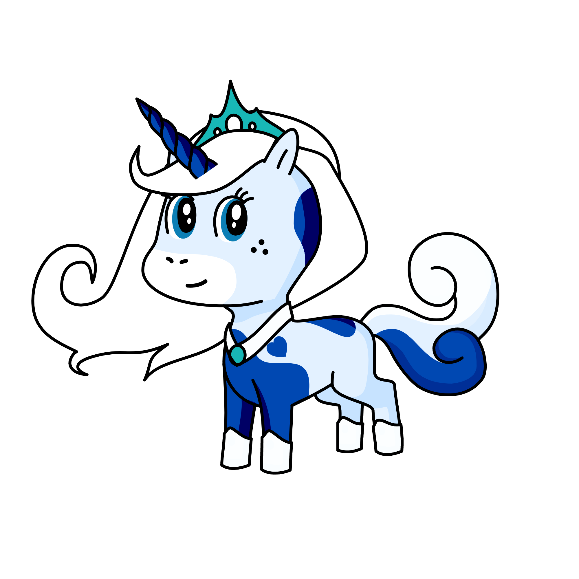 Winter, the unicorn