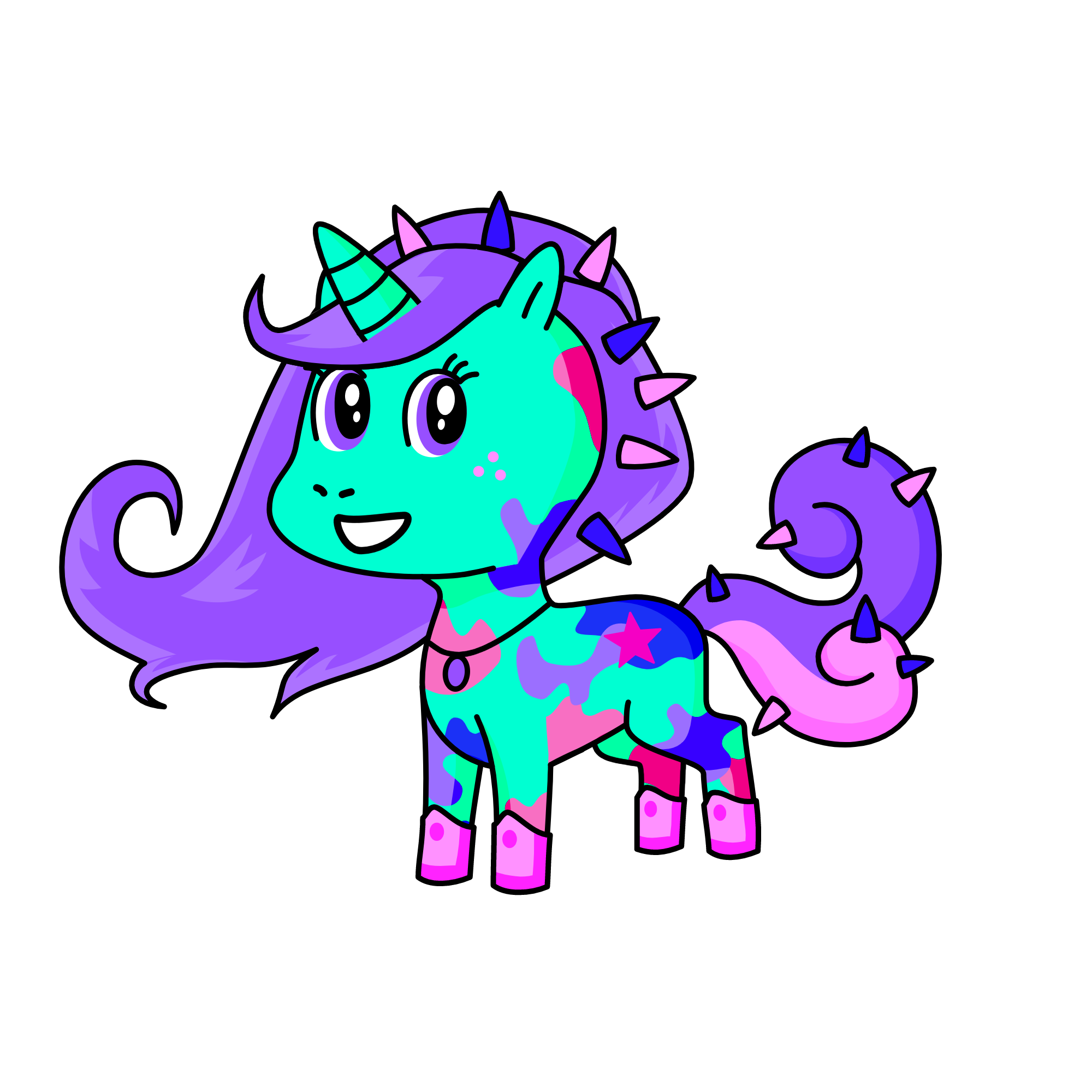 Coral Reef, the unicorn