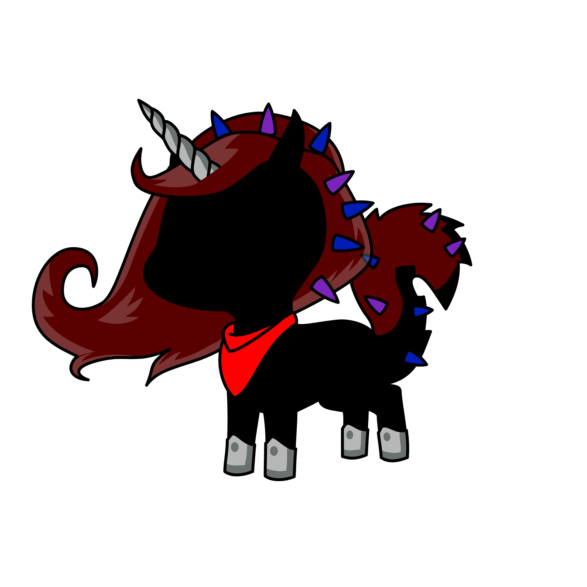 Midnight, the unicorn