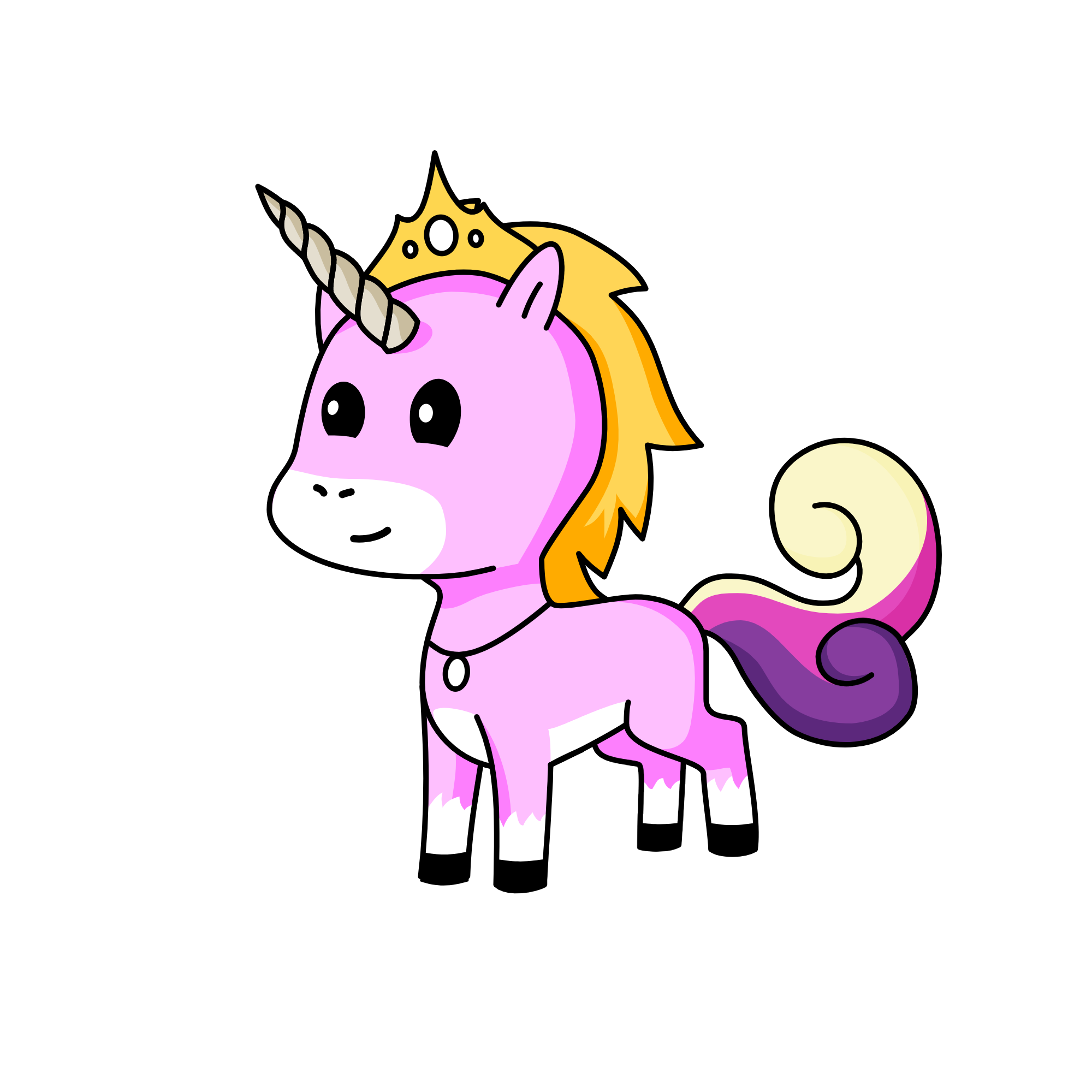 M, the unicorn