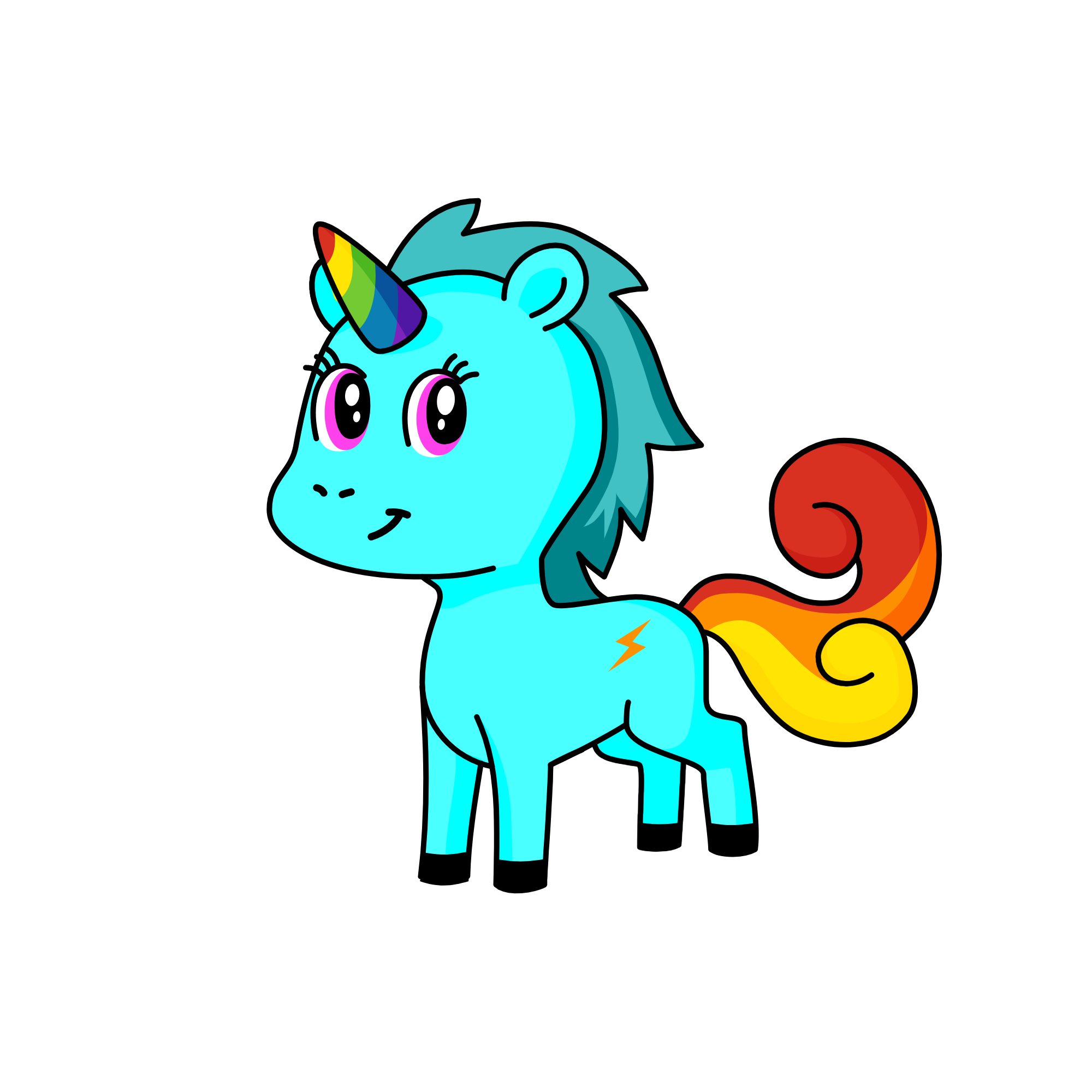 云宝, the unicorn