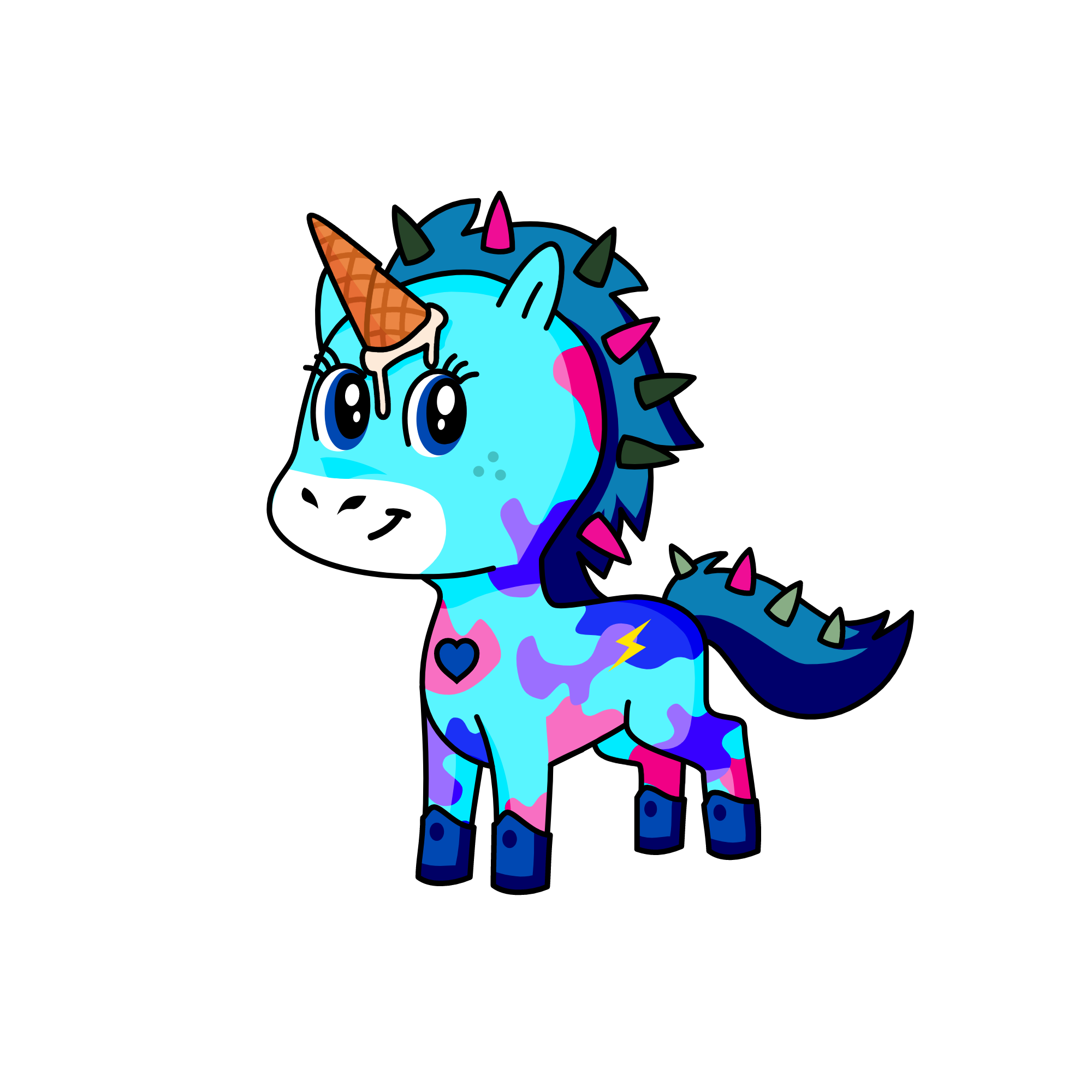 pot pot xi, the unicorn