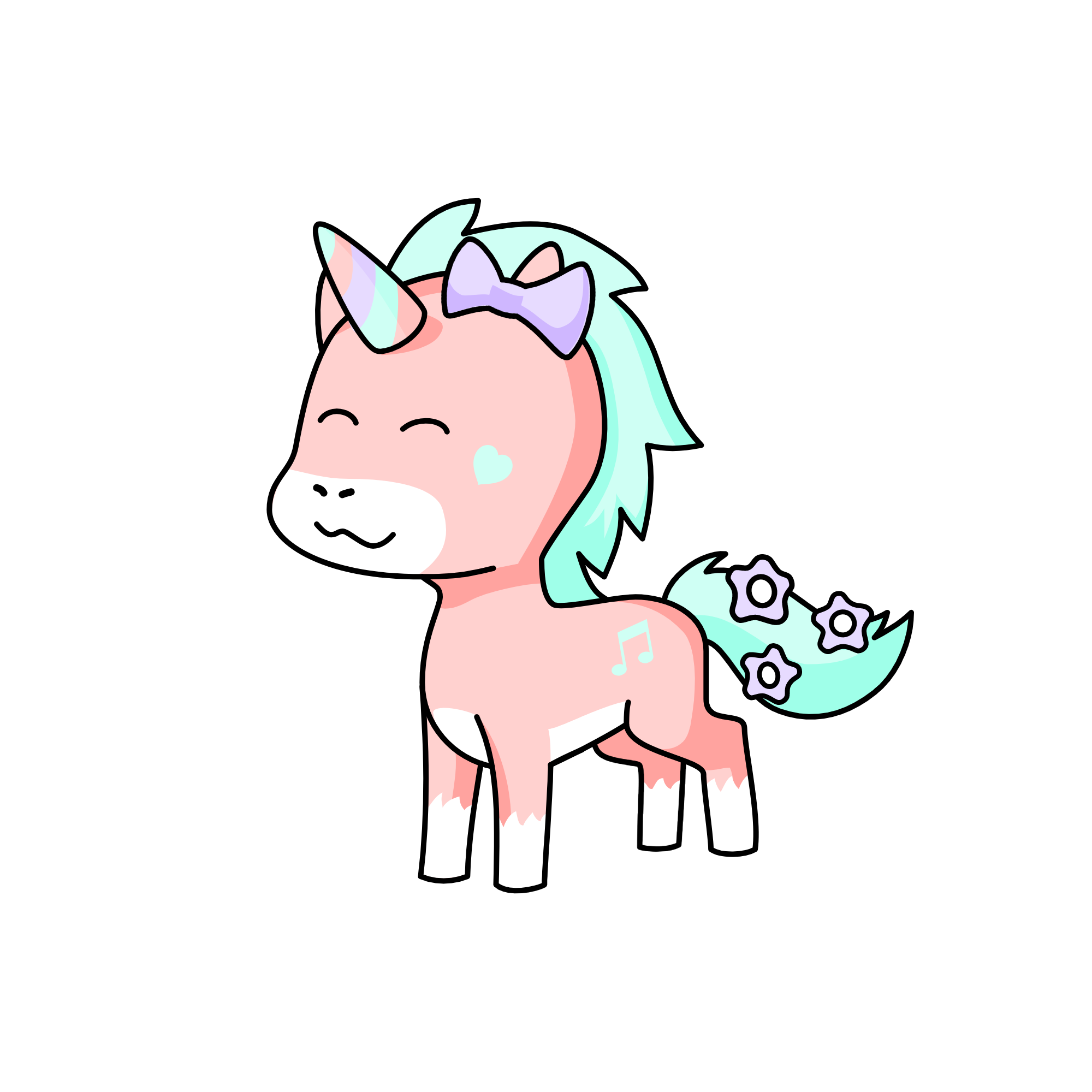 Bubblegum, the unicorn