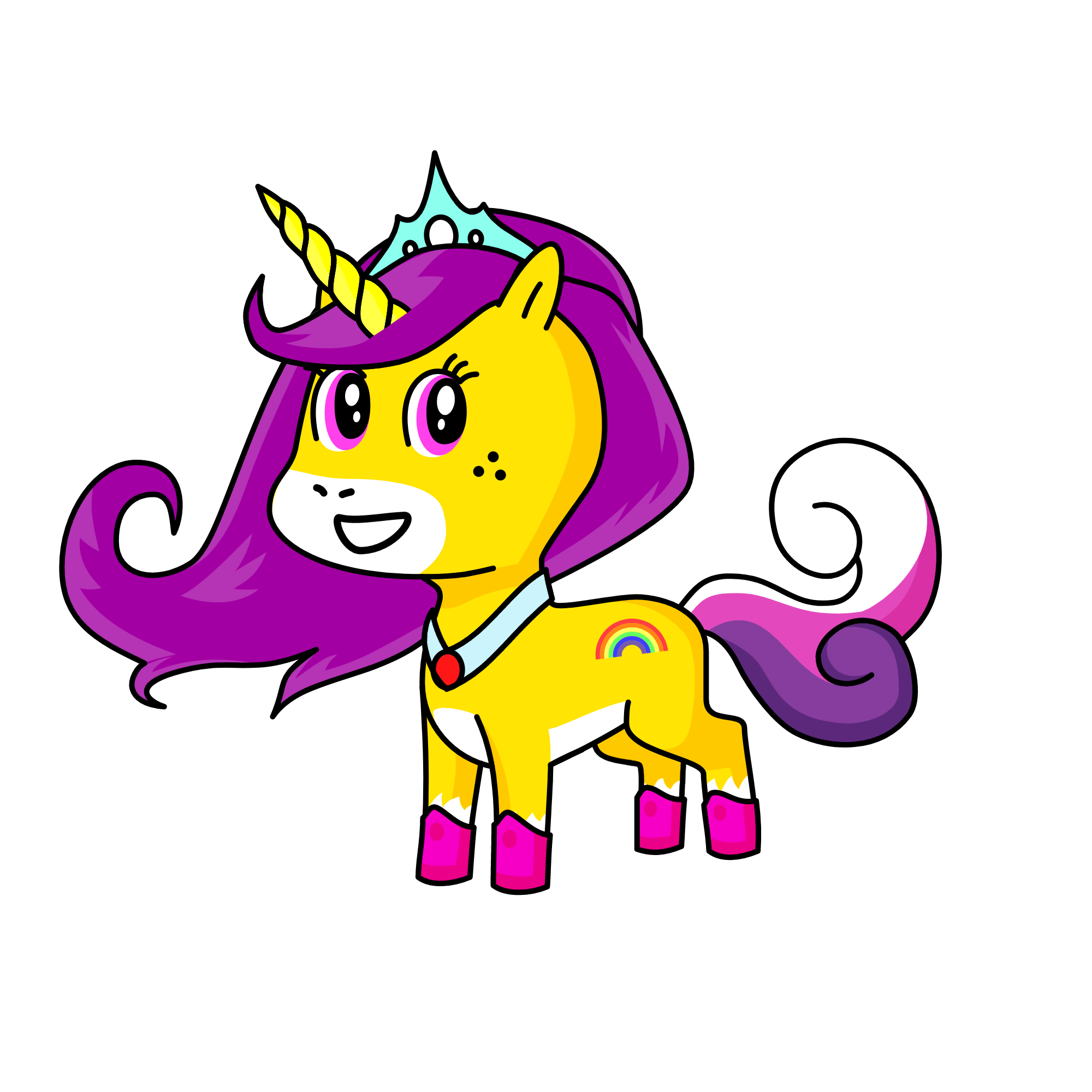 تکشاخ زیبا, the unicorn