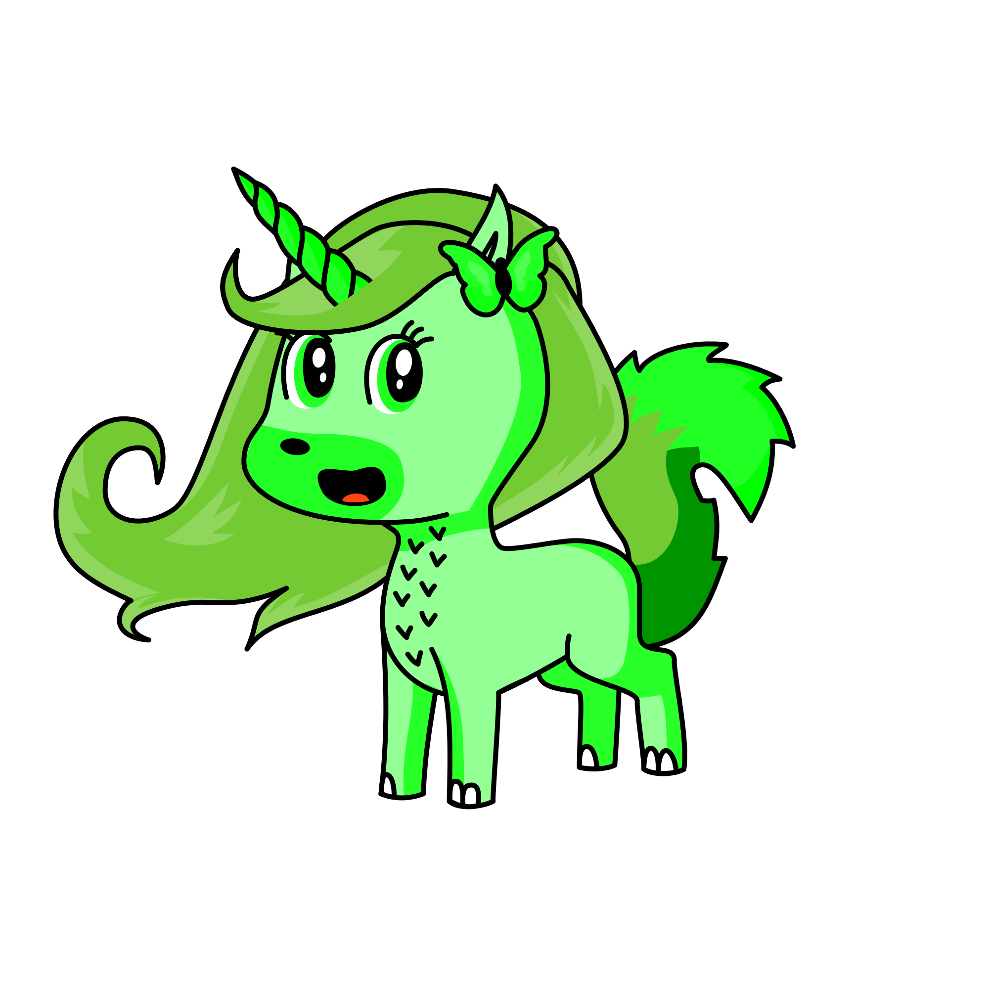 Blossom, the unicorn
