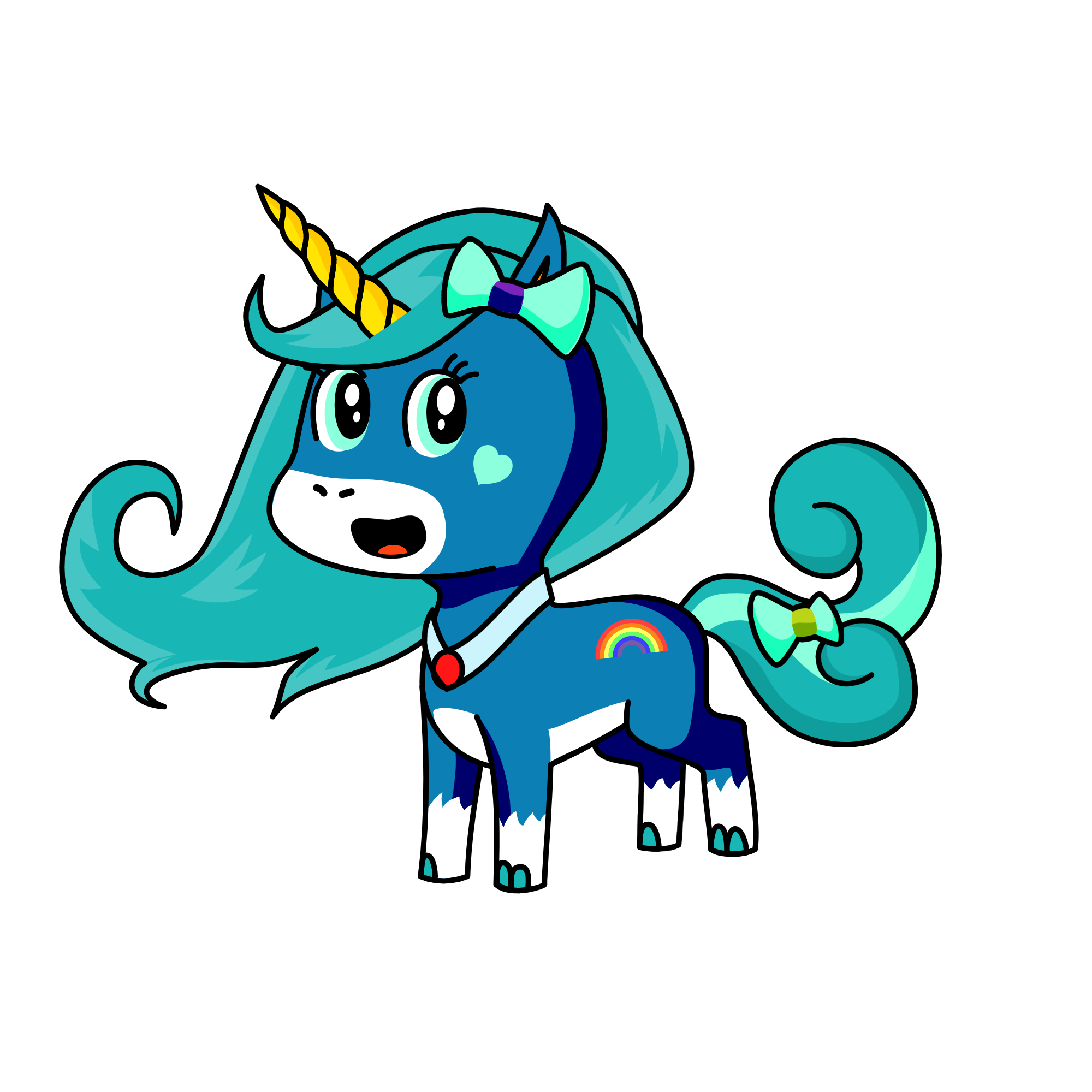 Frosty, the unicorn