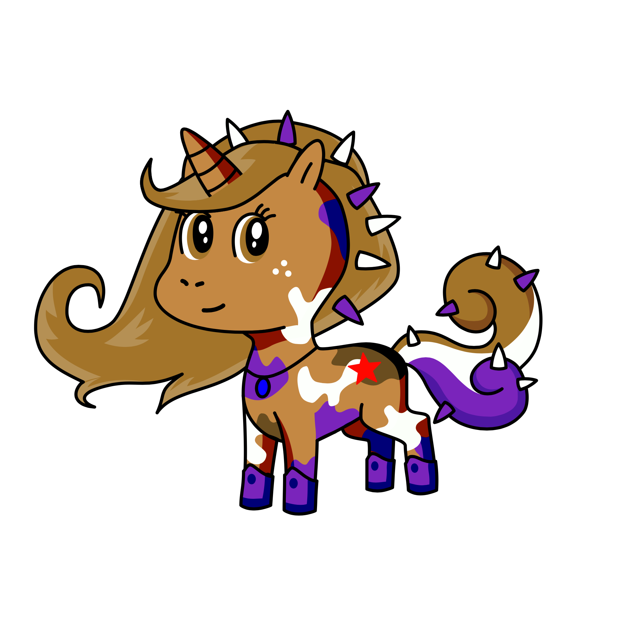 Ginger, the unicorn