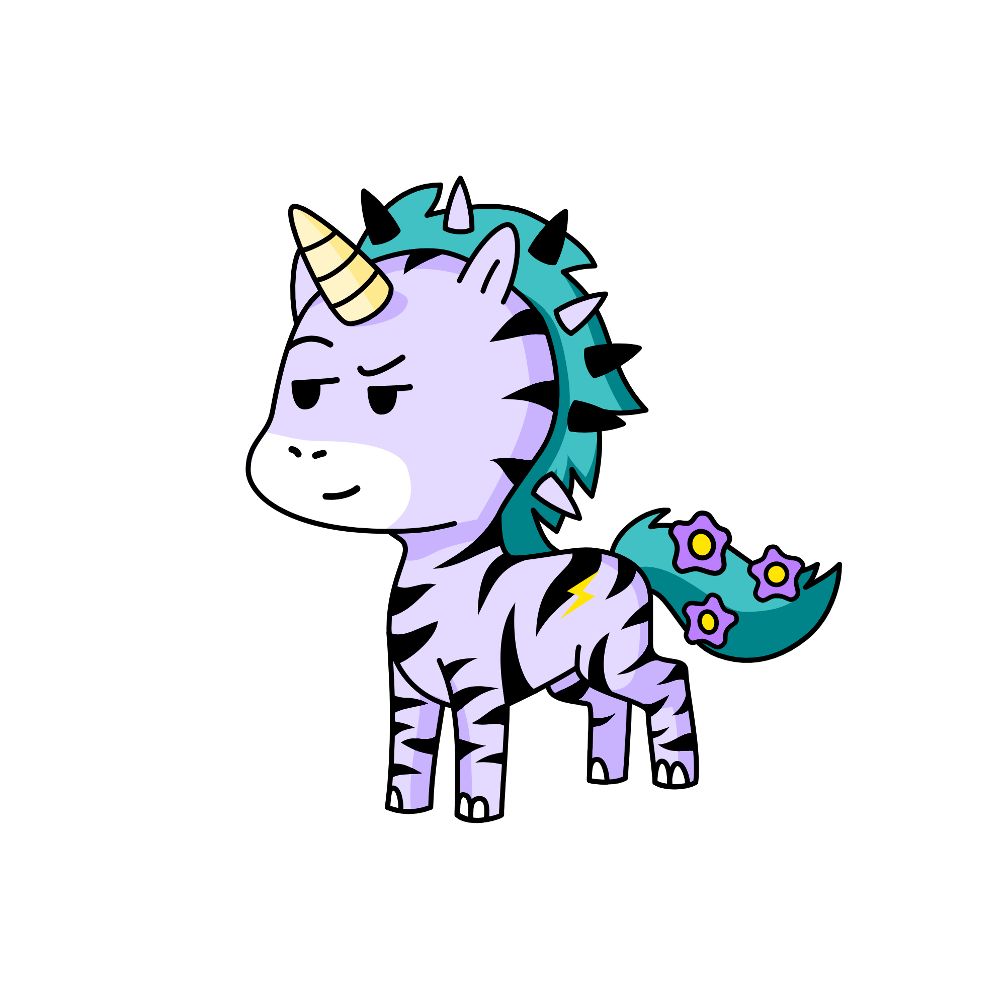 fuffypinkbum, the unicorn