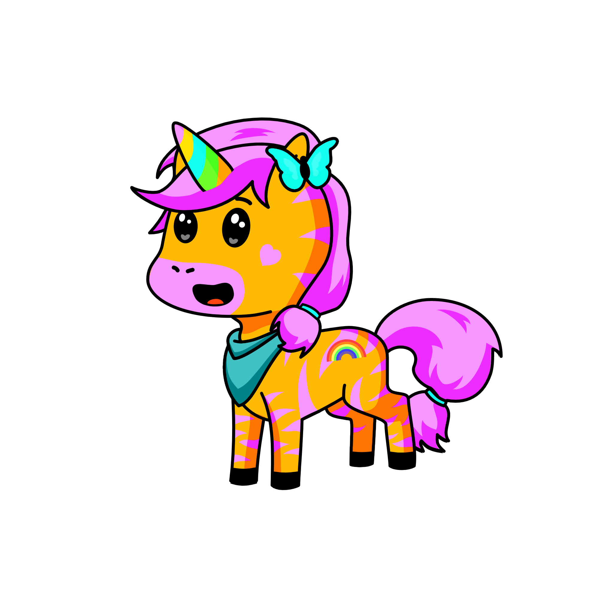 bubbles , the unicorn