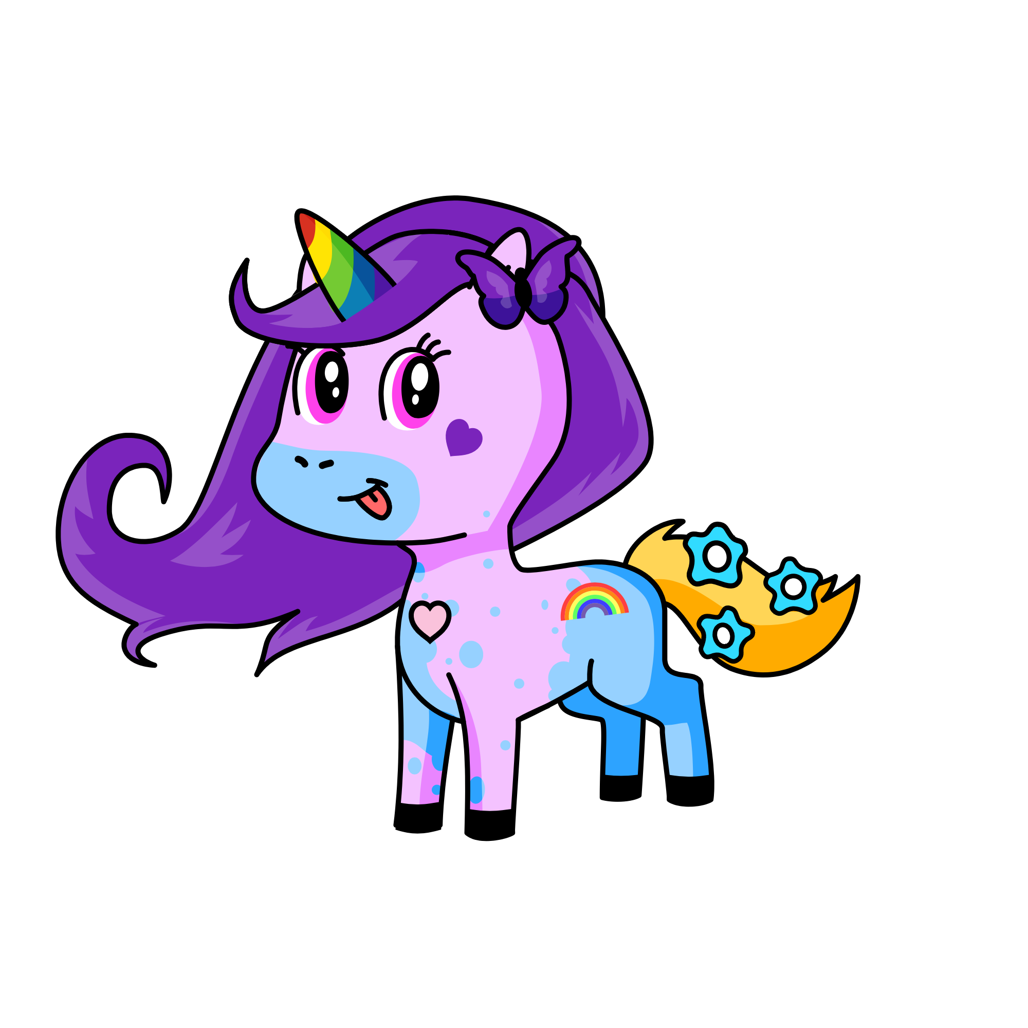 Sprinkles, the unicorn