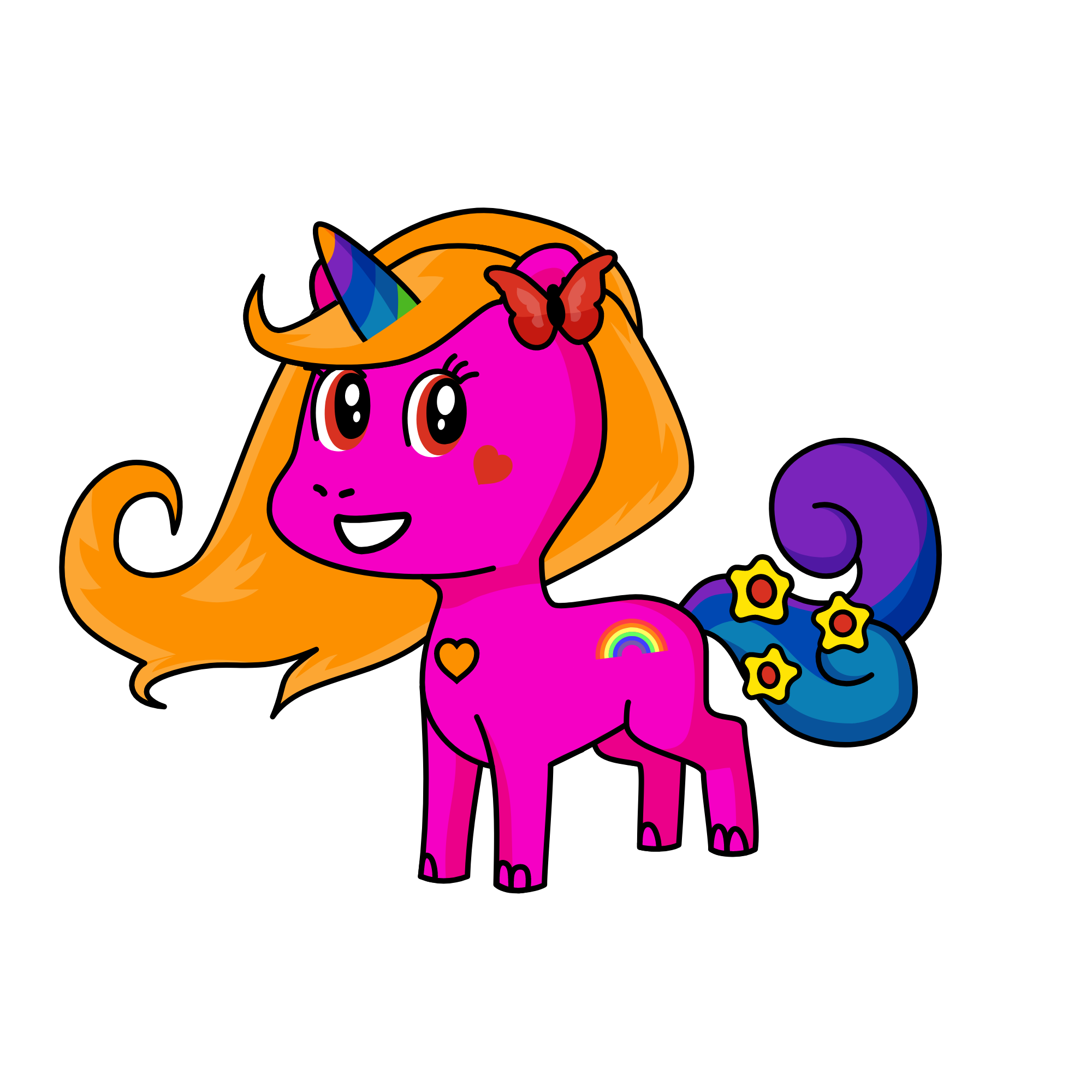 RAJSHREE MENON'S 1 DRAWING, the unicorn
