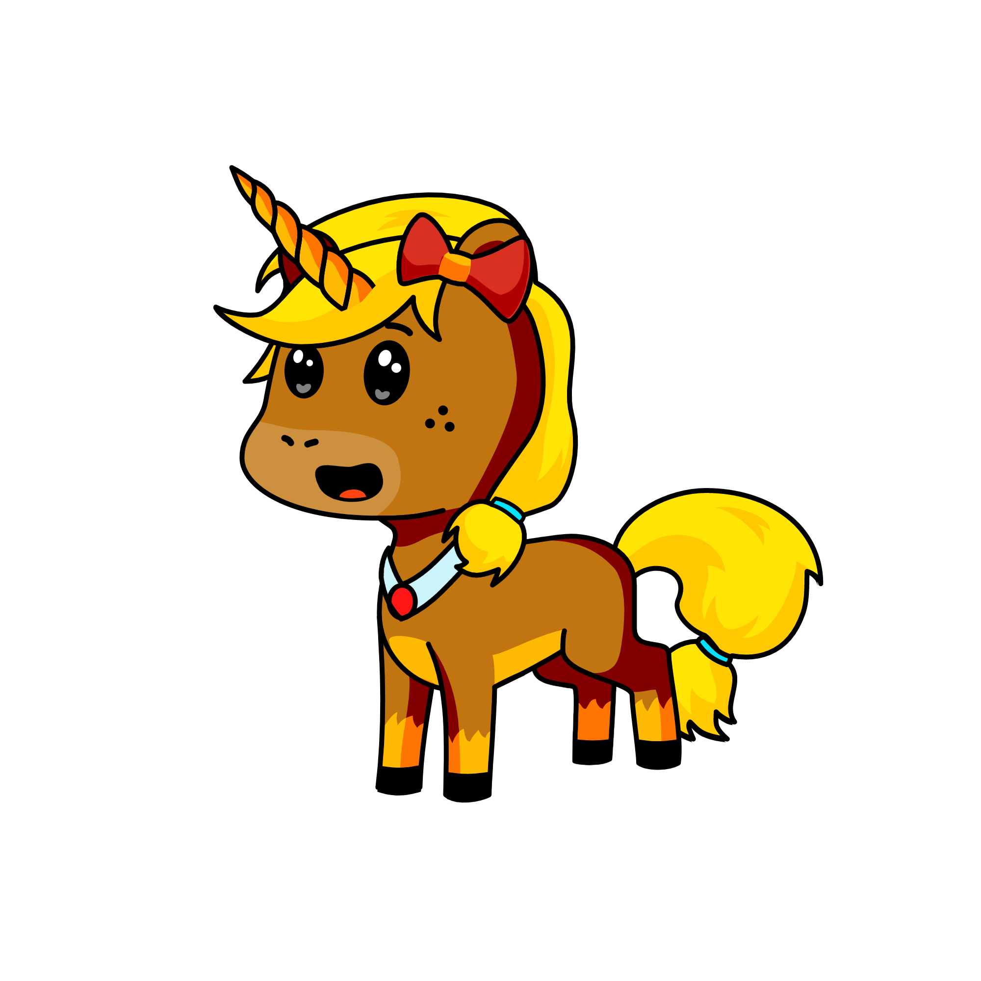 Woodle, the unicorn