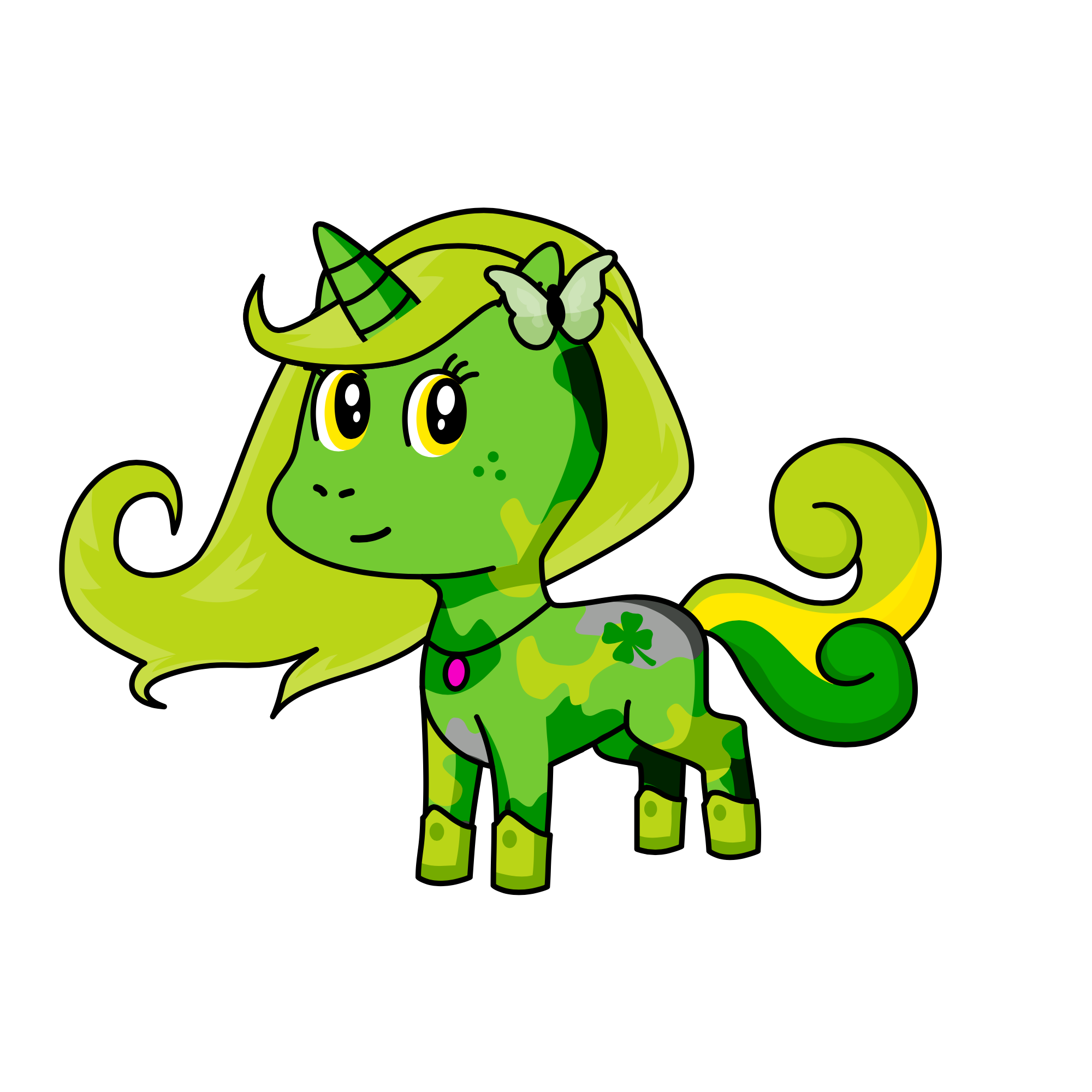 Camouflage, the unicorn