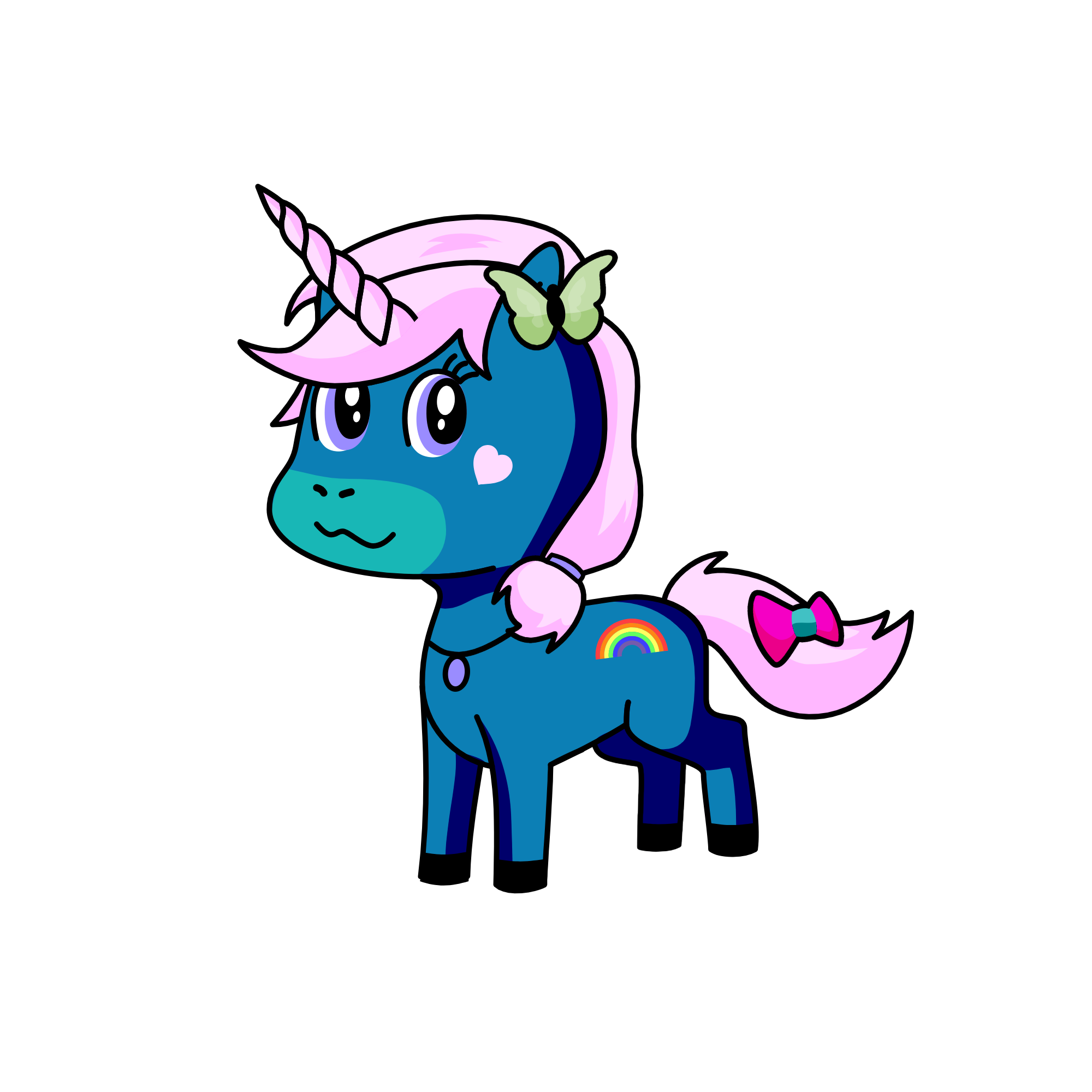 Creative corn, the unicorn