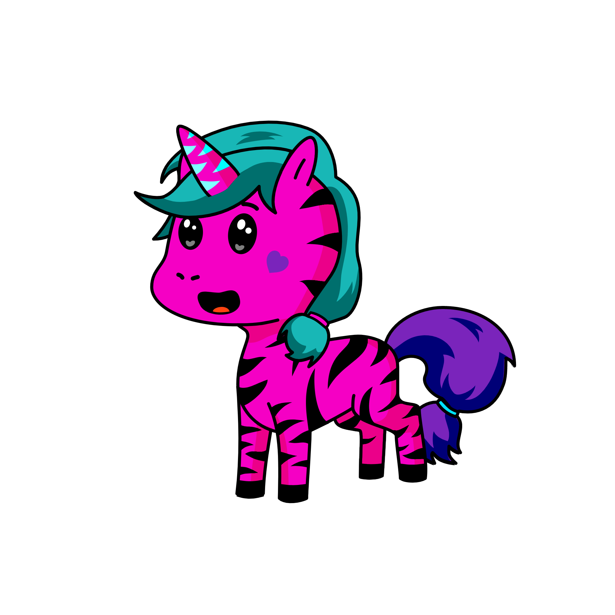 Violet , the unicorn