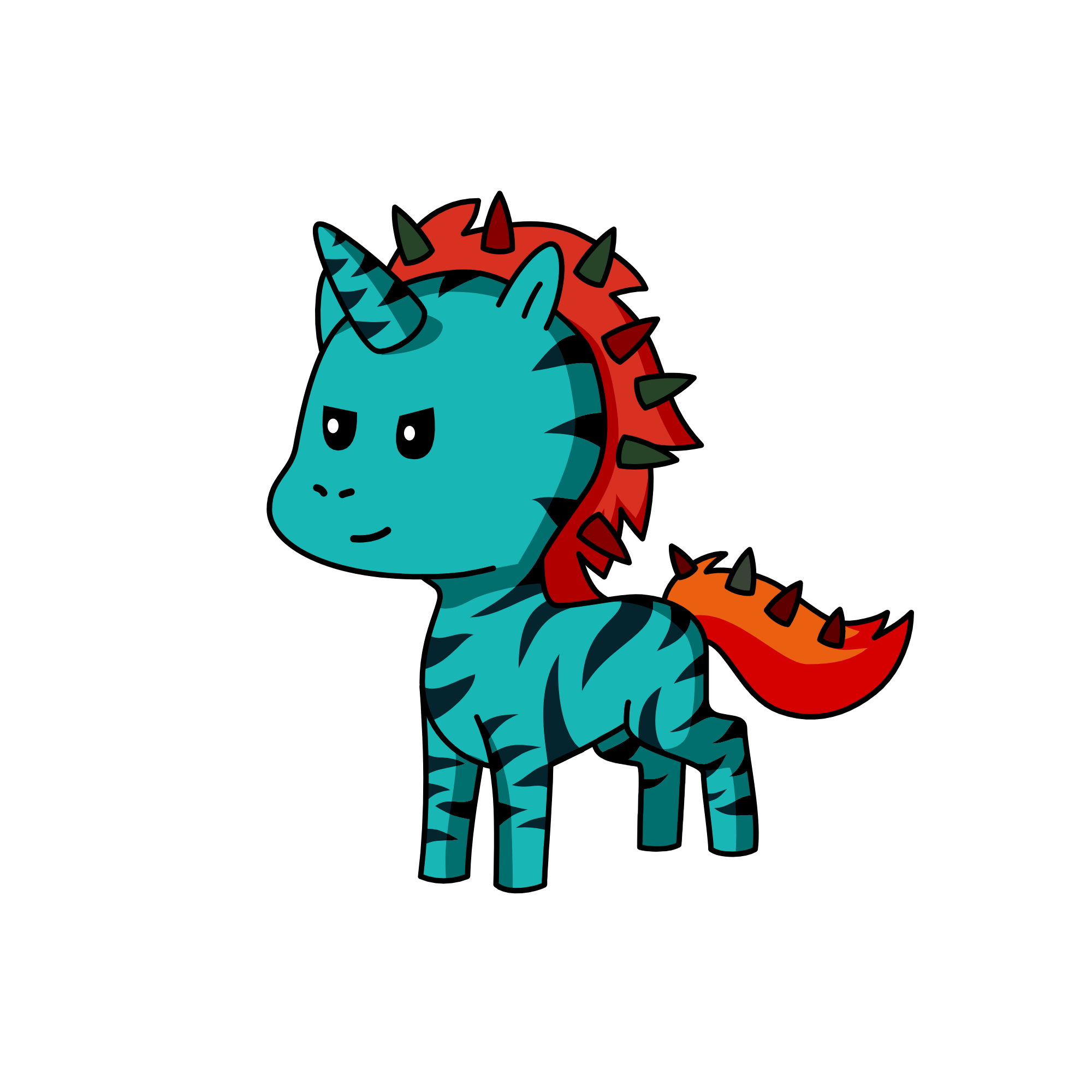 Flame, the unicorn