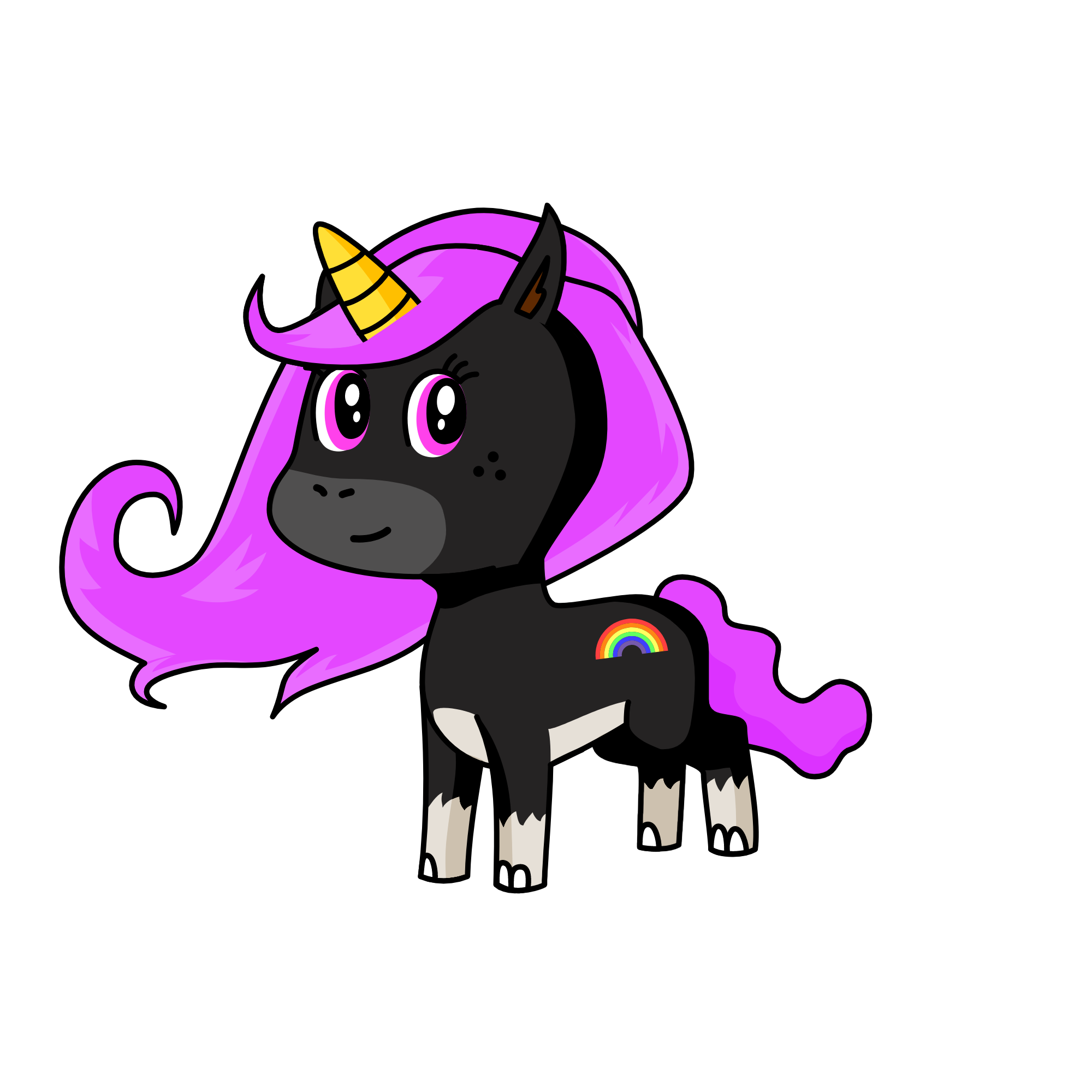 Cutie, the unicorn