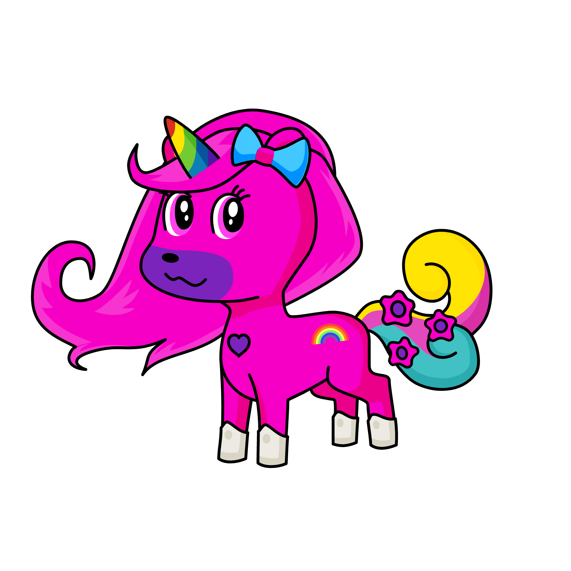 pinky, the unicorn