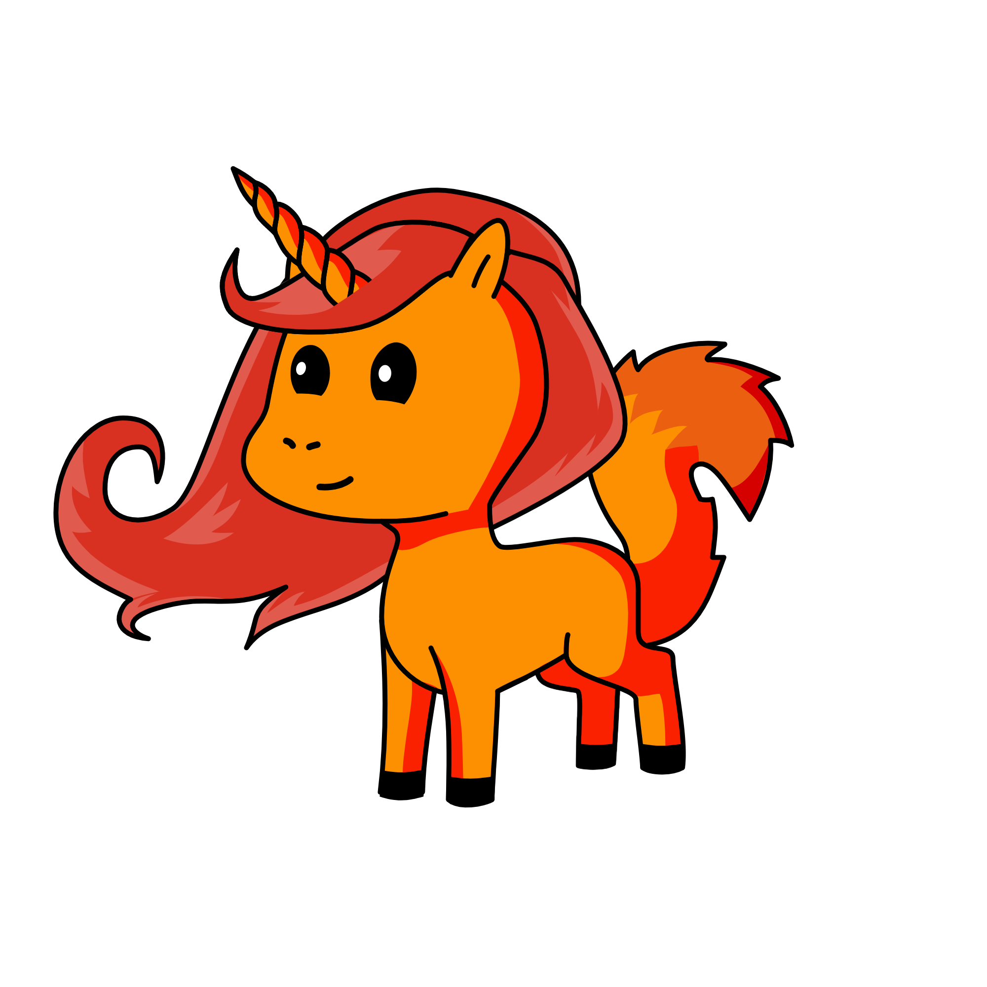 SUNSET, the unicorn