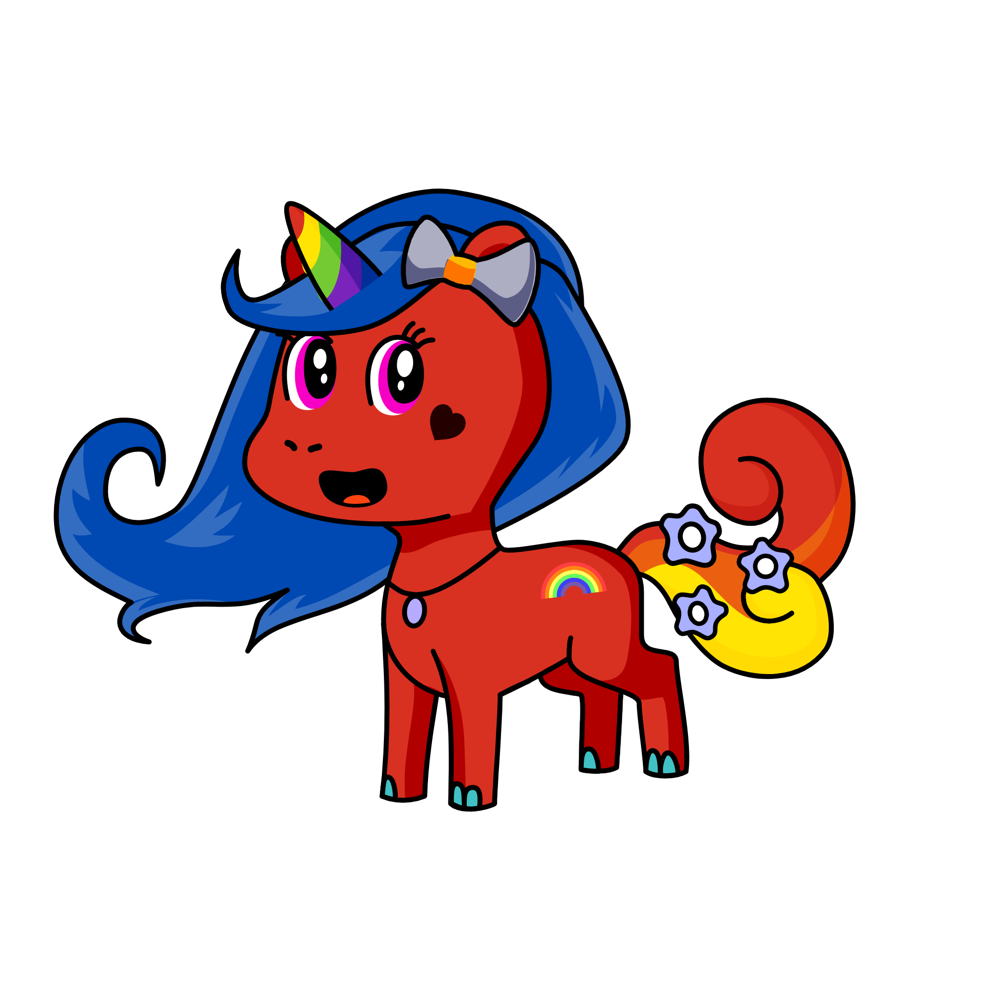 Mya-Mya, the unicorn