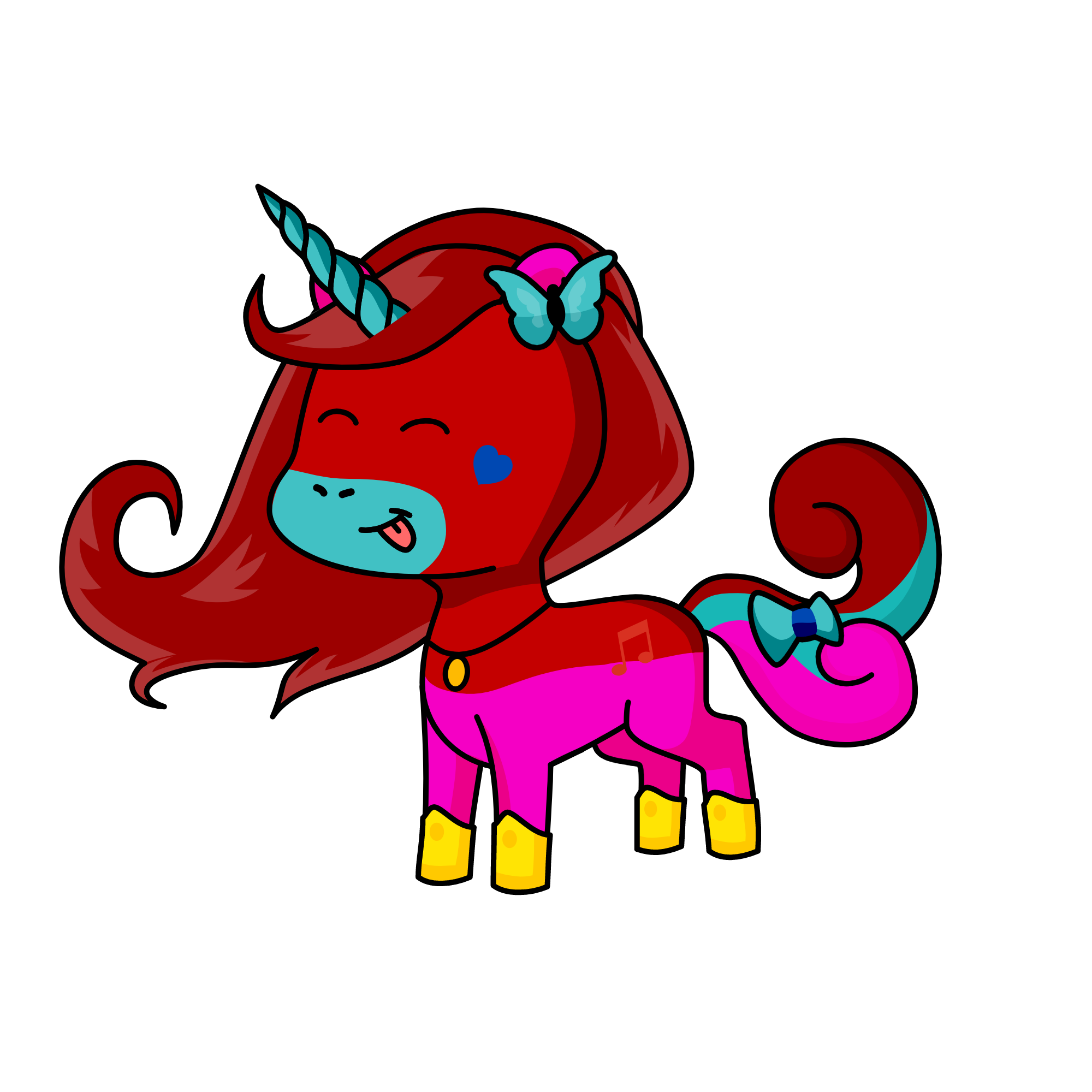 PINKY, the unicorn