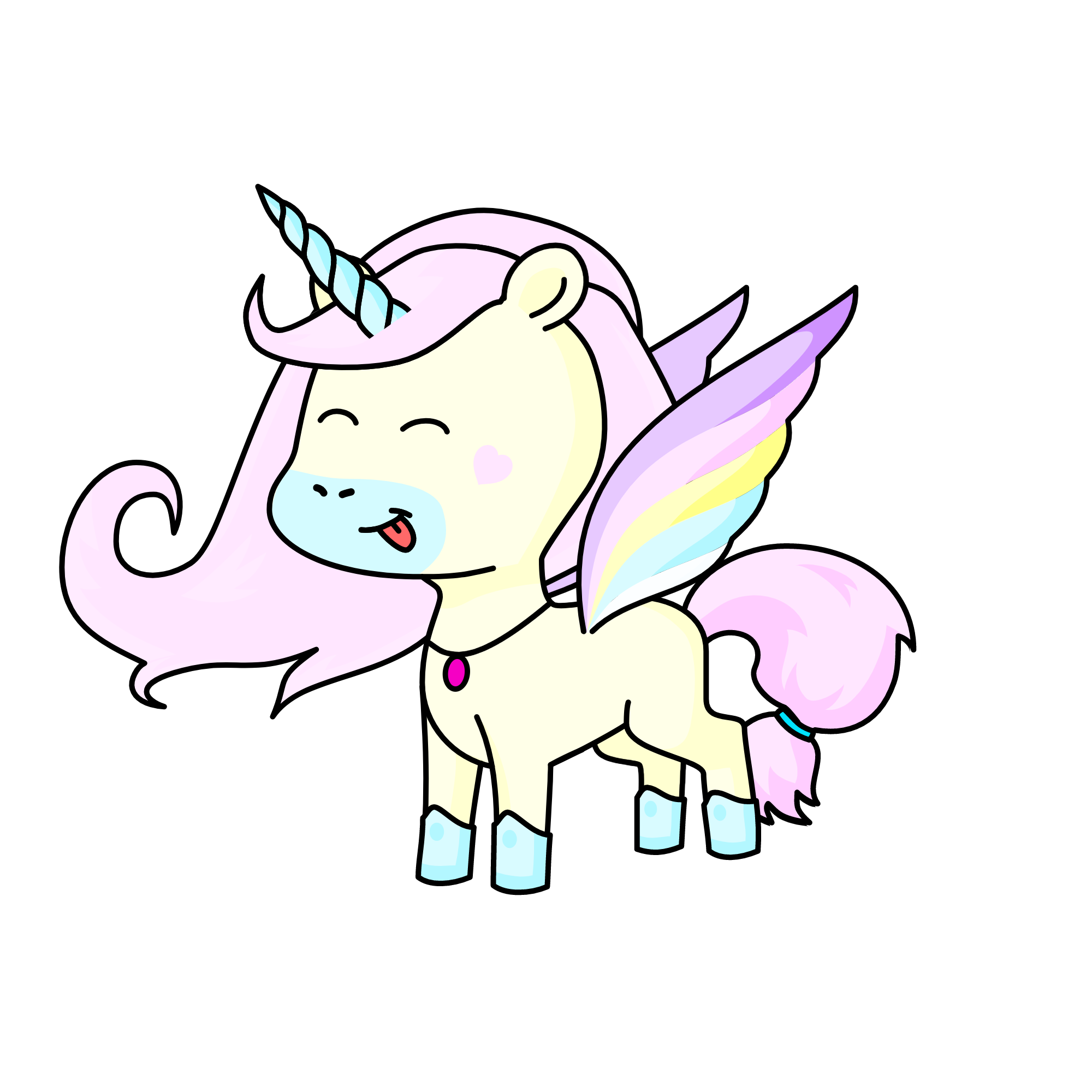 Marshy Mellow, the unicorn