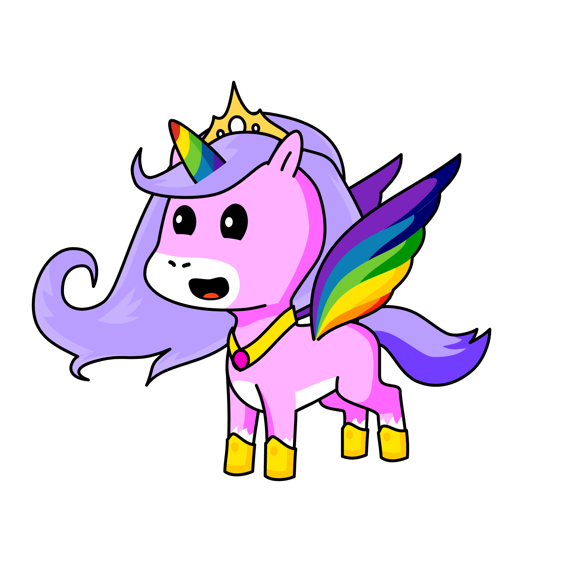 Princess Rainbow, the unicorn