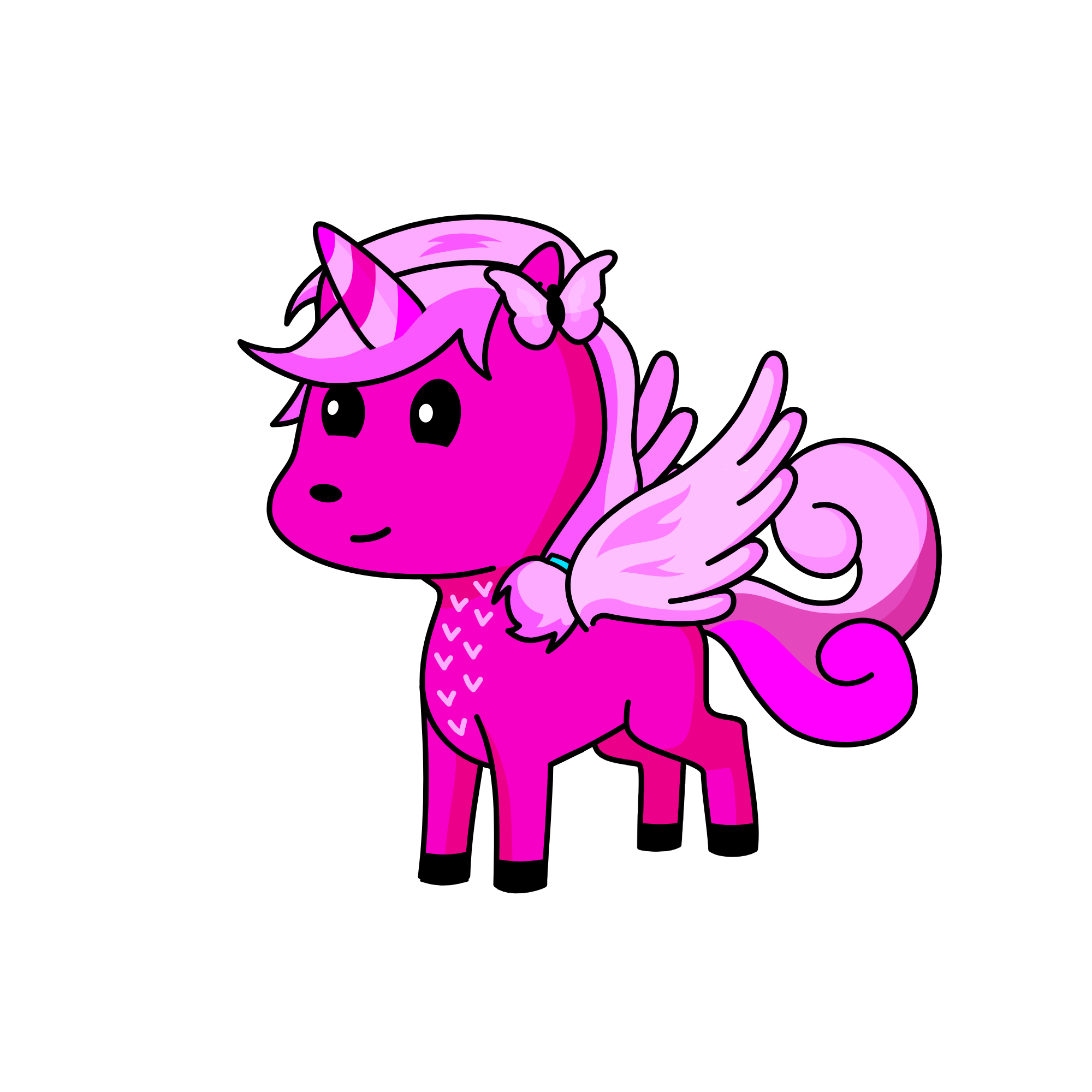 Pinky , the unicorn