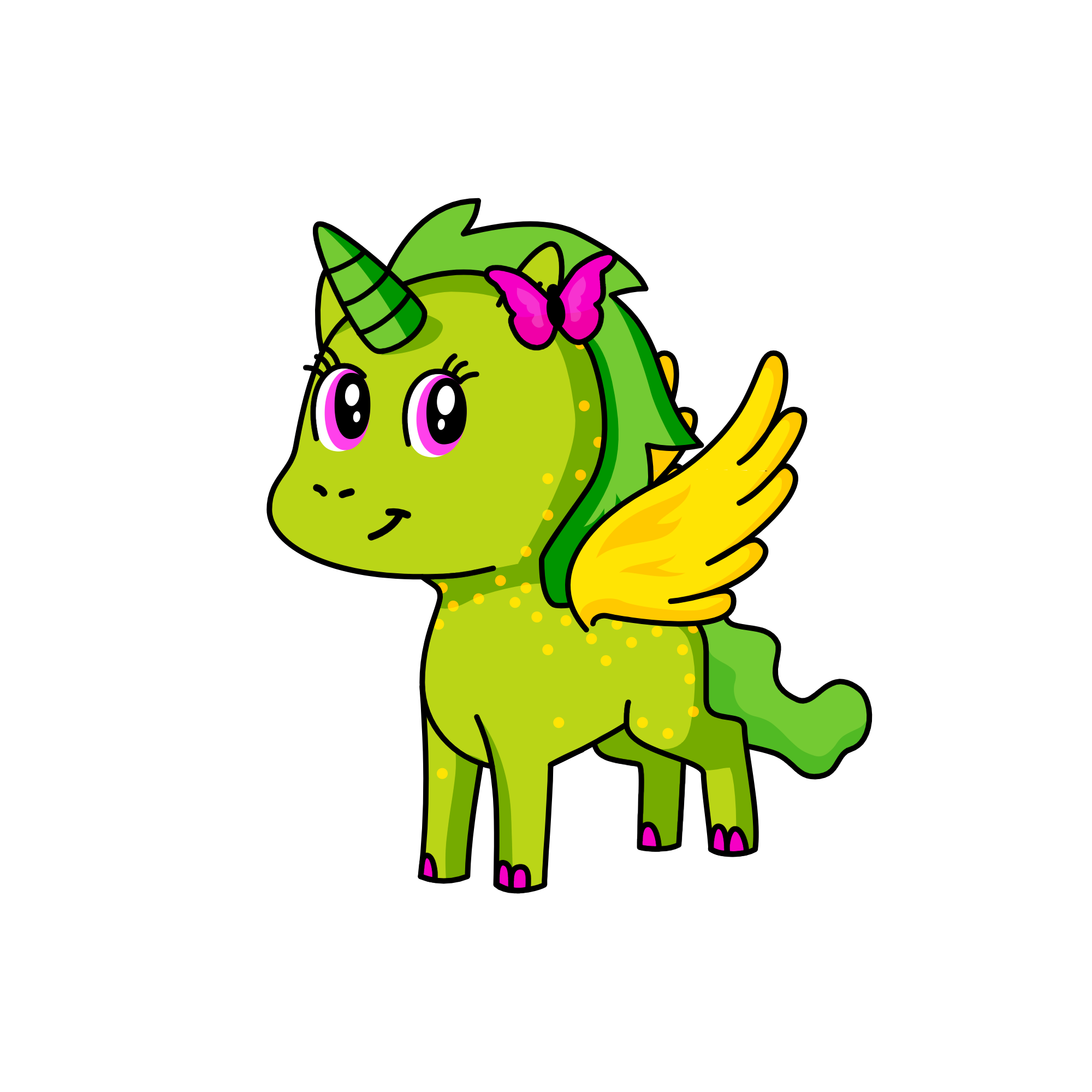 Grape, the unicorn