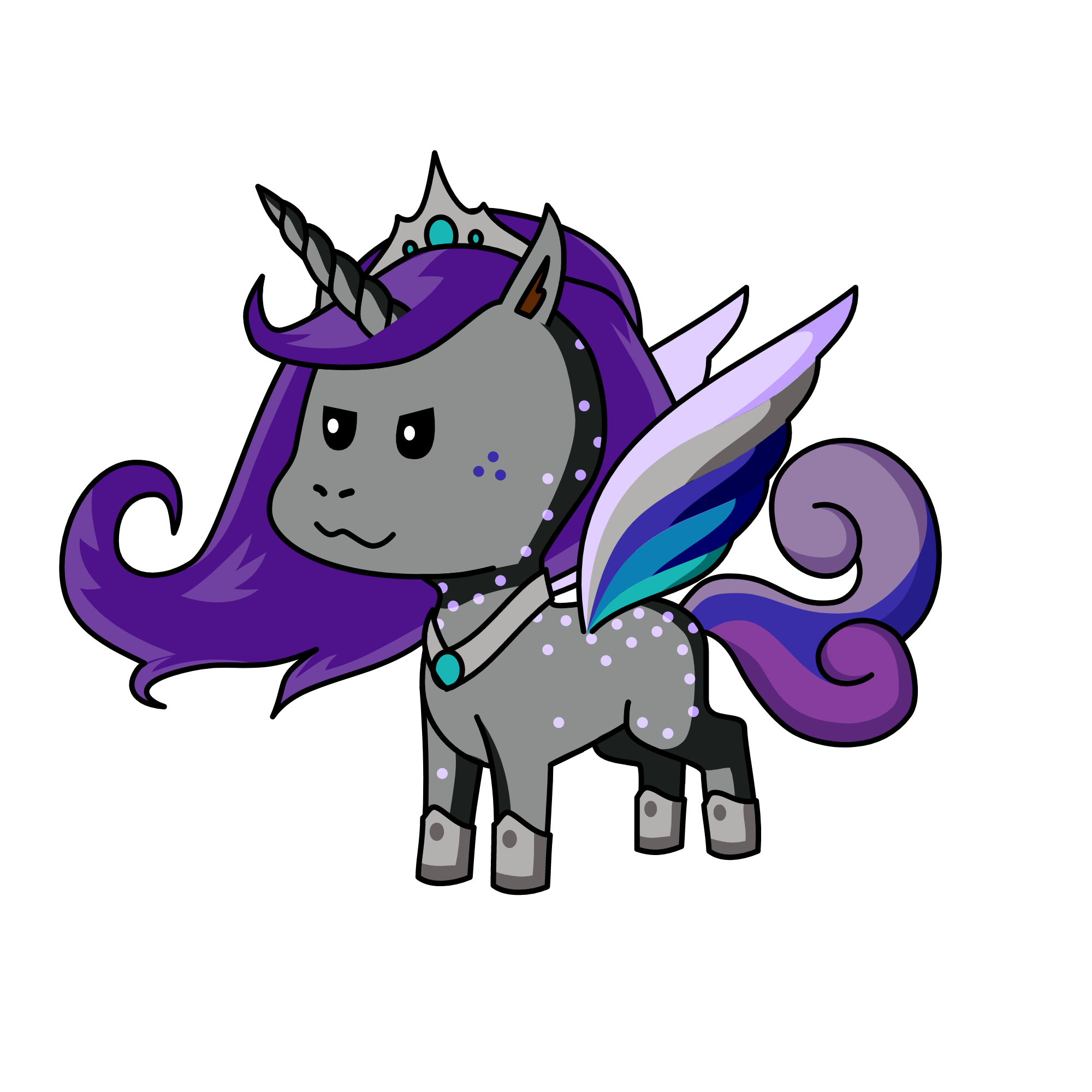 Queen Snowstorm, the unicorn