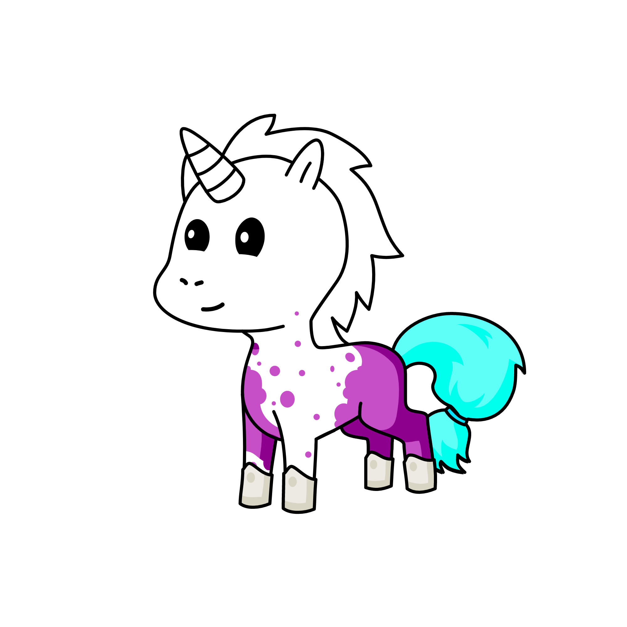 サン, the unicorn