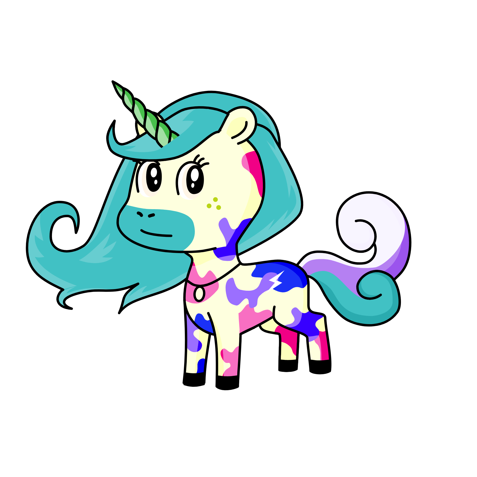 jade, the unicorn