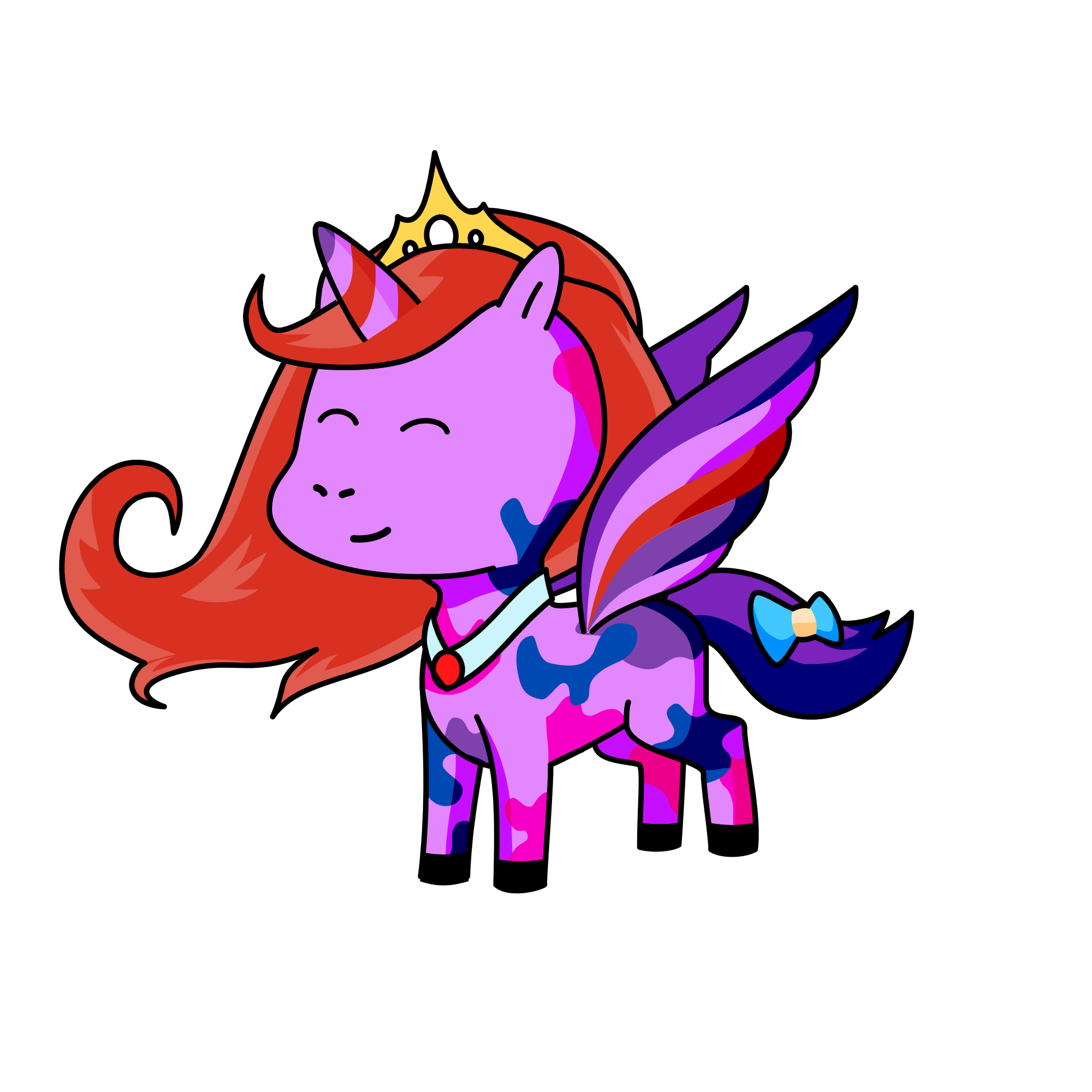 pinky , the unicorn