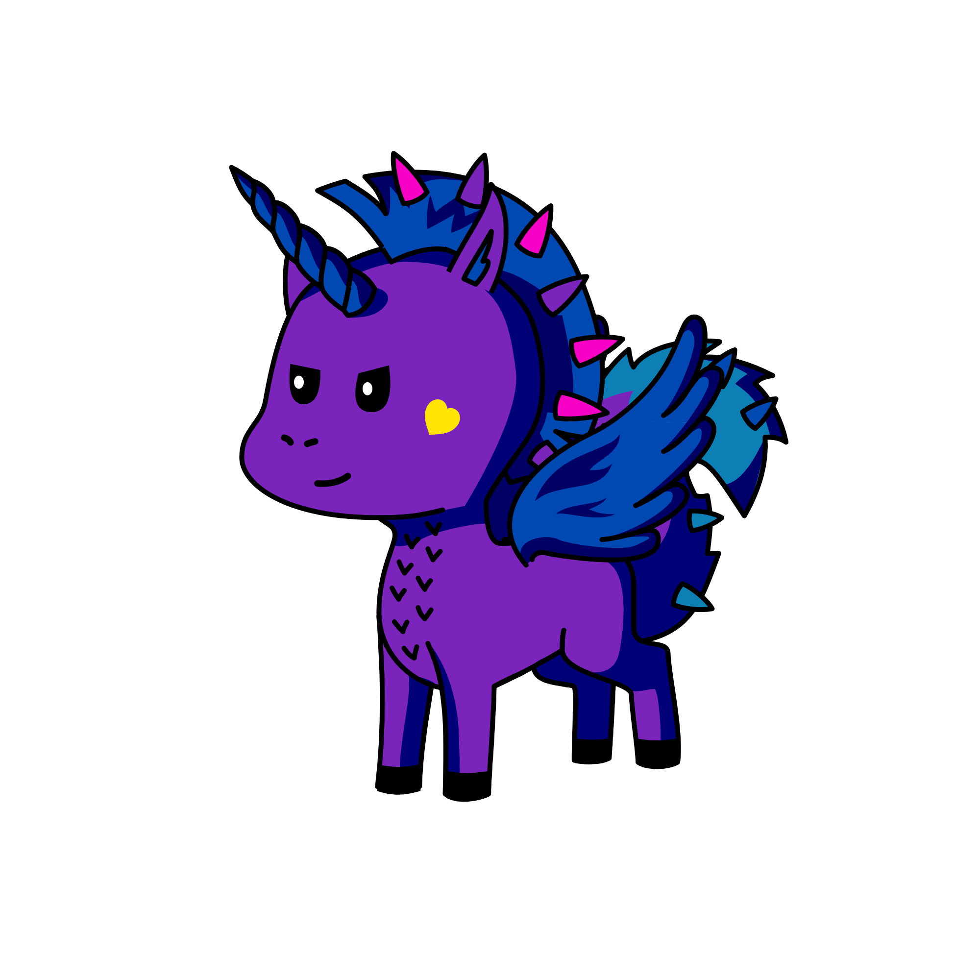 Rocker, the unicorn