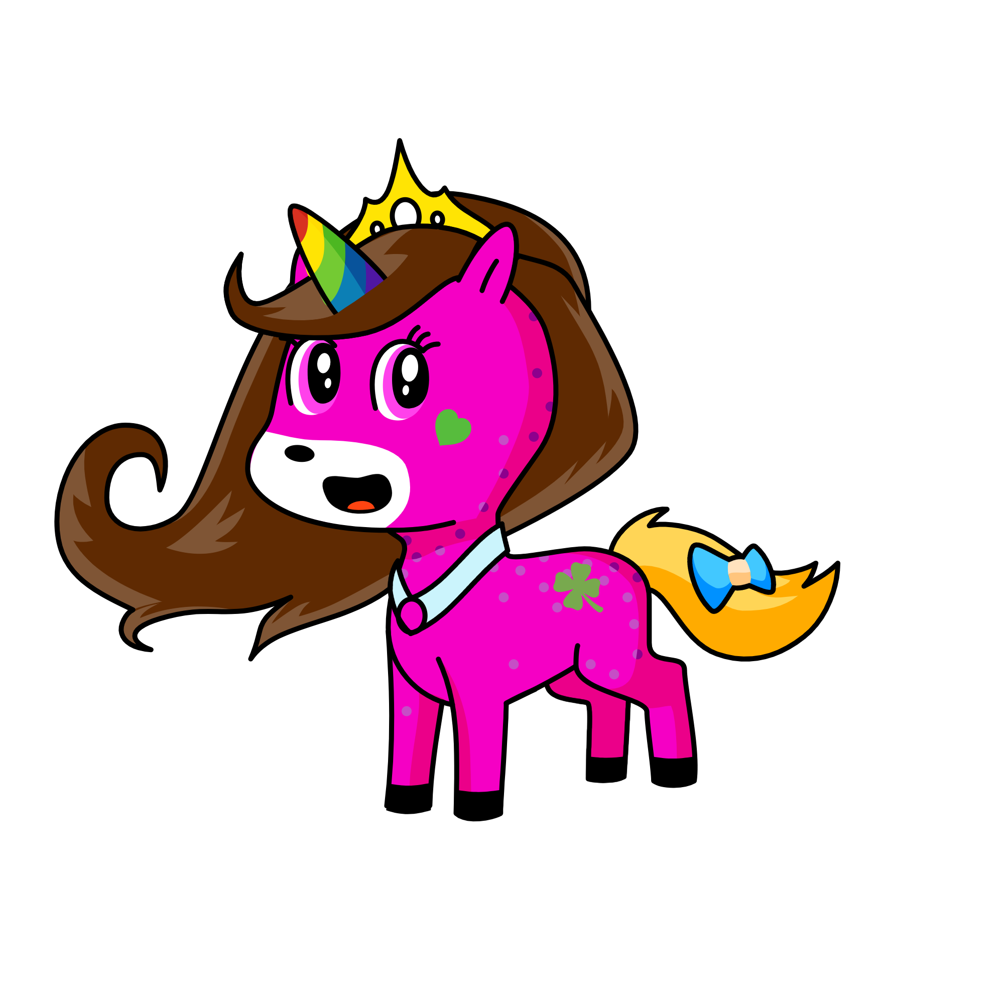 cute, the unicorn