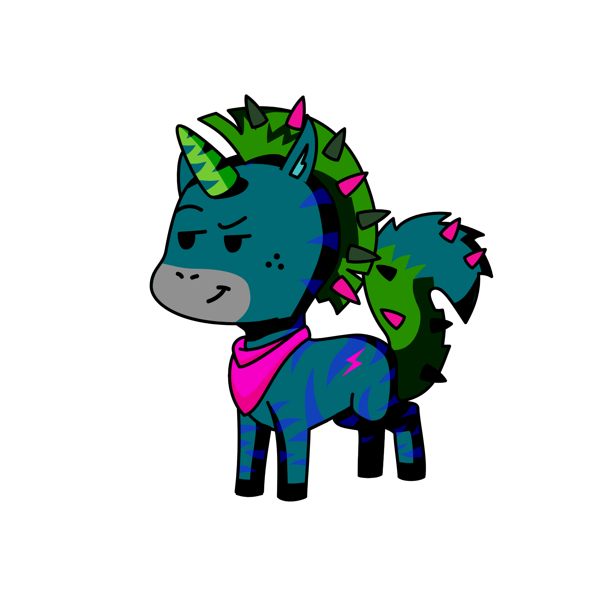 Midnight, the unicorn