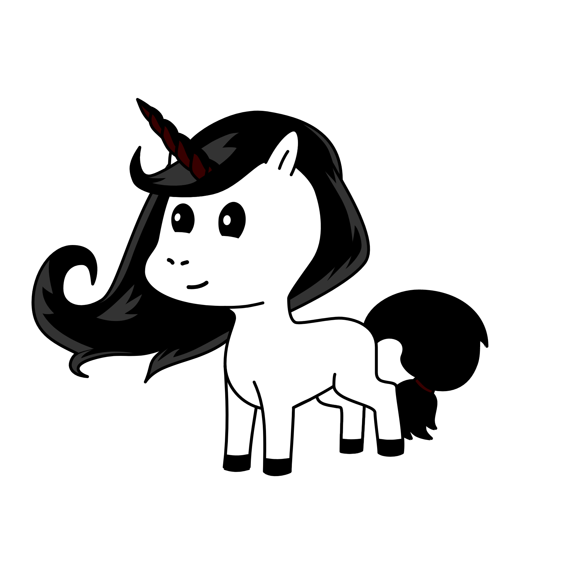 Blackorn, the unicorn