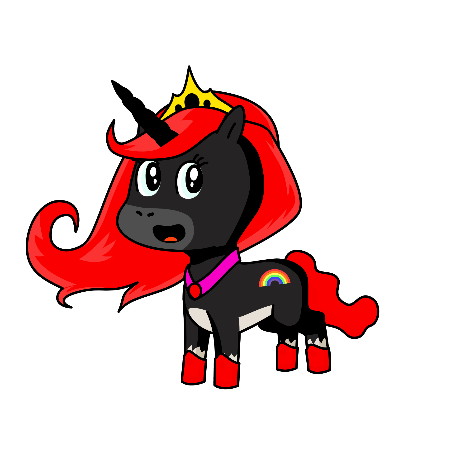 cloudy, the unicorn
