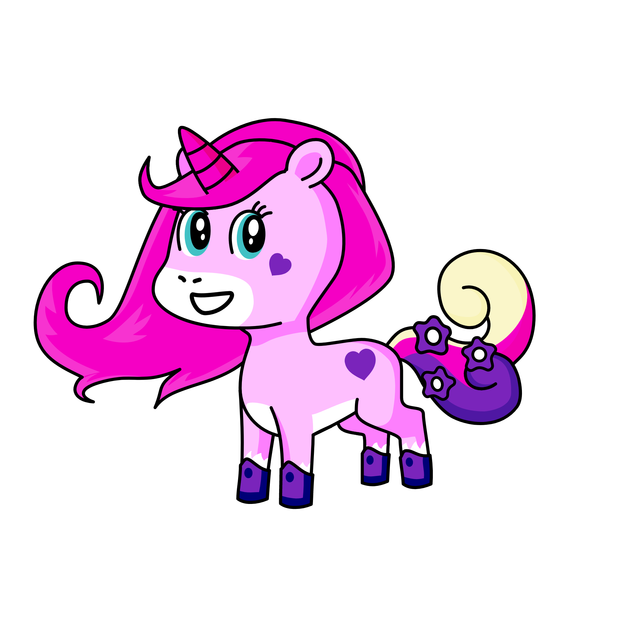 piepurle, the unicorn