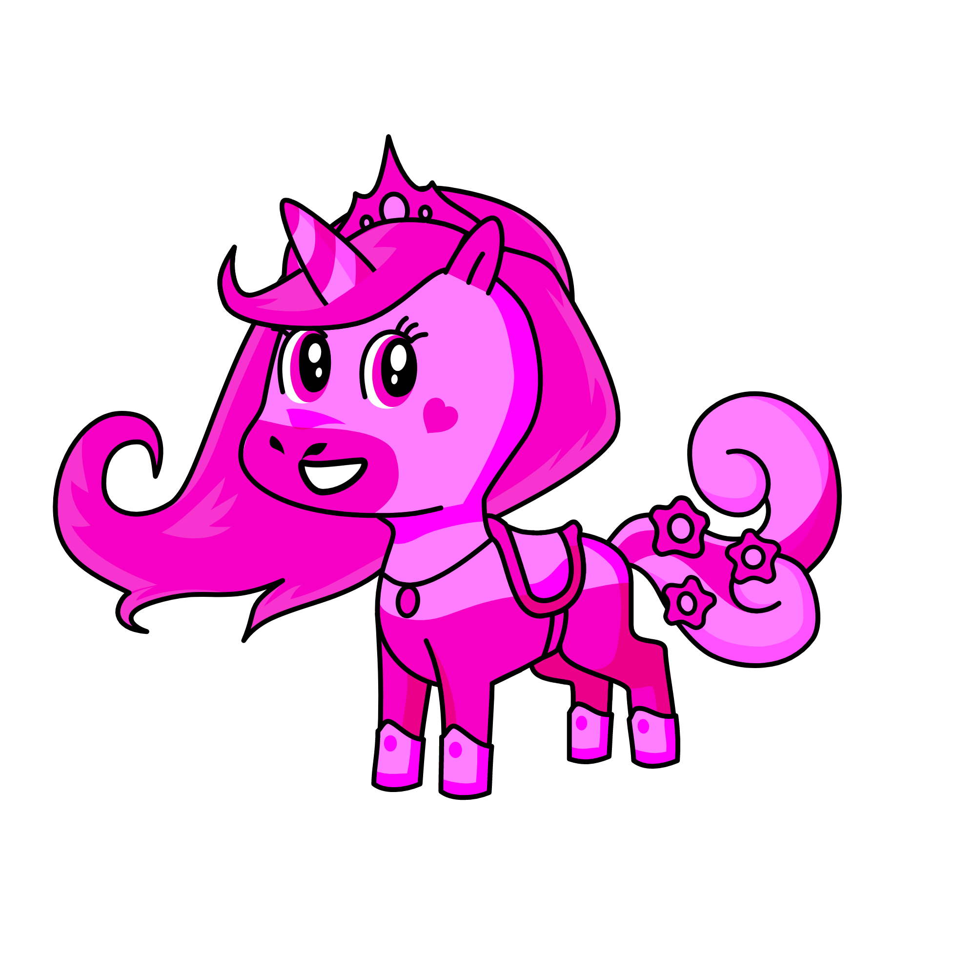pinky, the unicorn