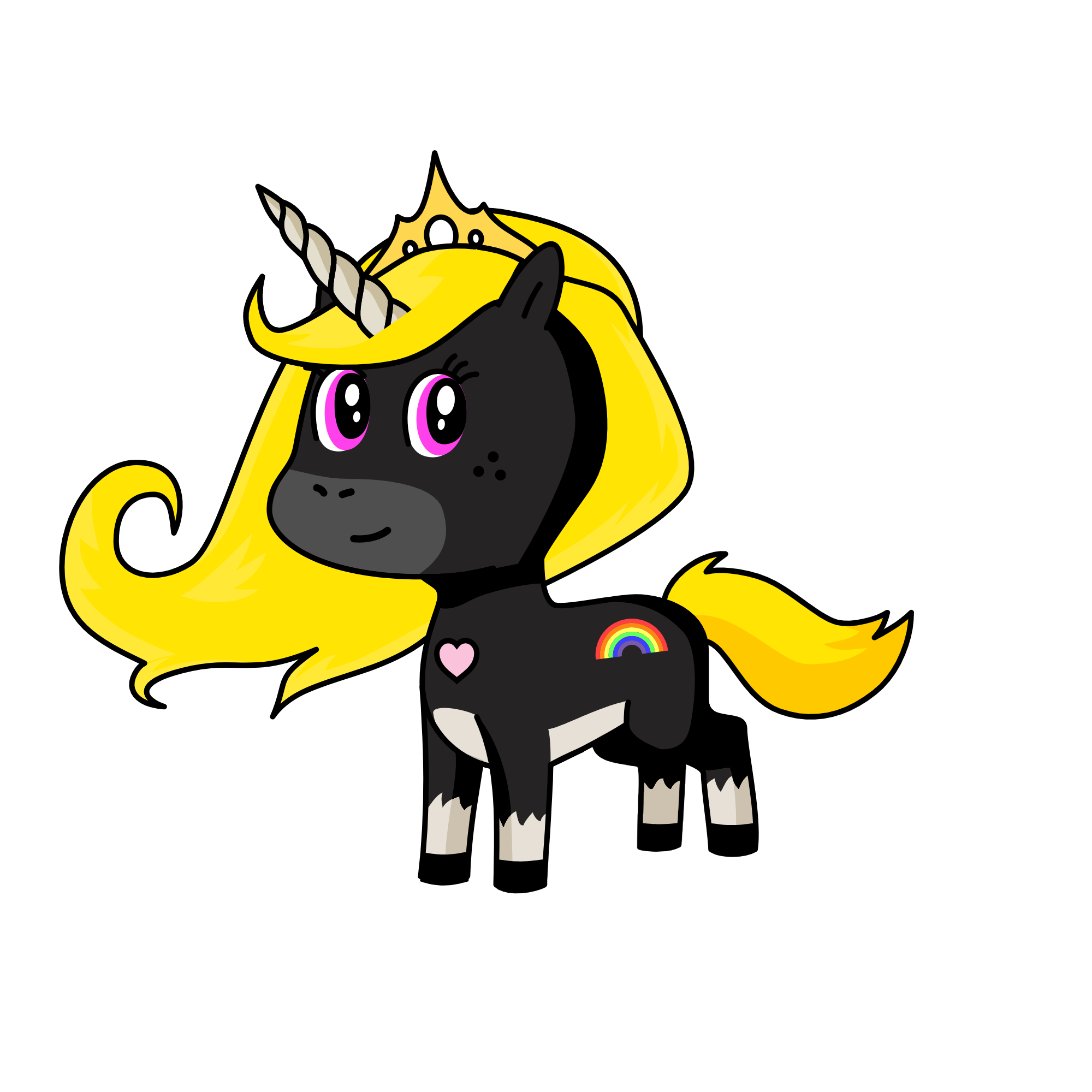 dark angel princess, the unicorn