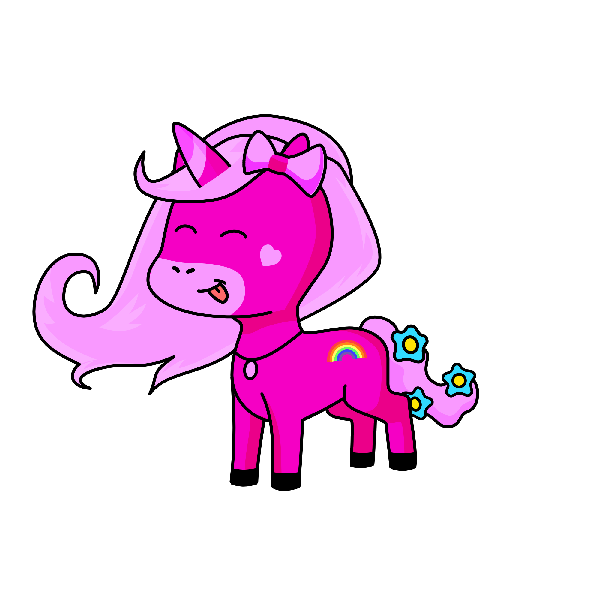 Moon lite, the unicorn