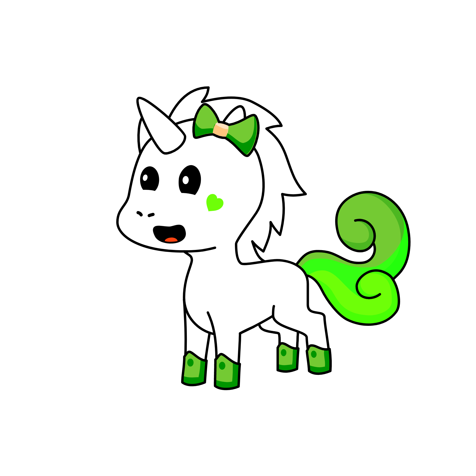 Gribili, the unicorn