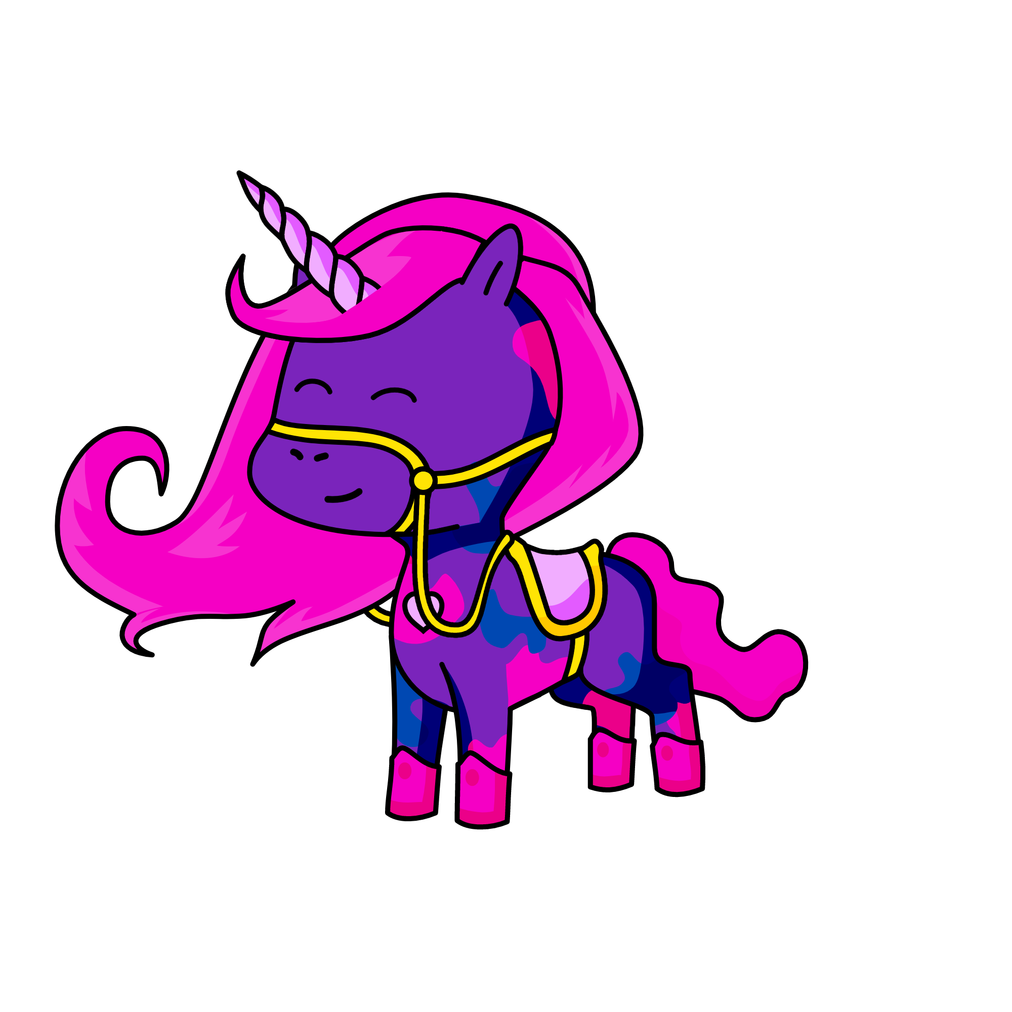 Night a corn, the unicorn
