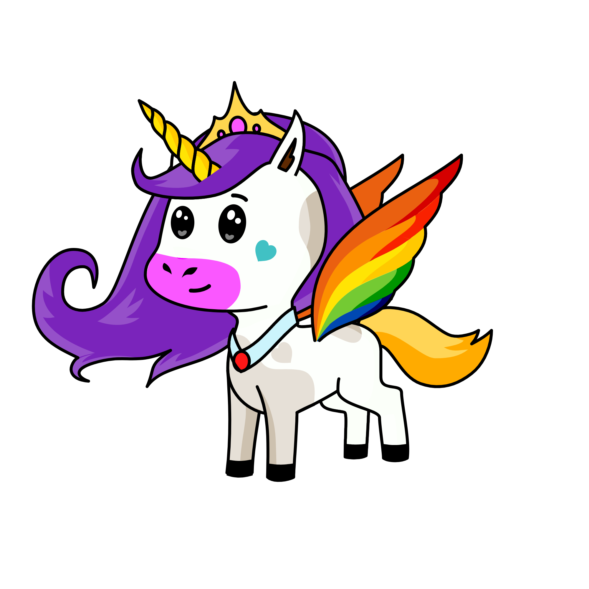 rainbow, the unicorn