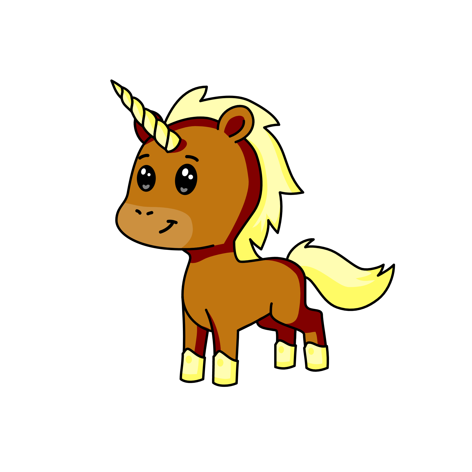 Pony, the unicorn